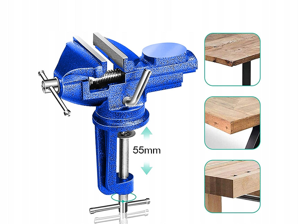 LOCKSMITH VISE SWIVEL CAST IRON ANVIL VICE JAW SMALL WITH ANVIL Brand Verk Group