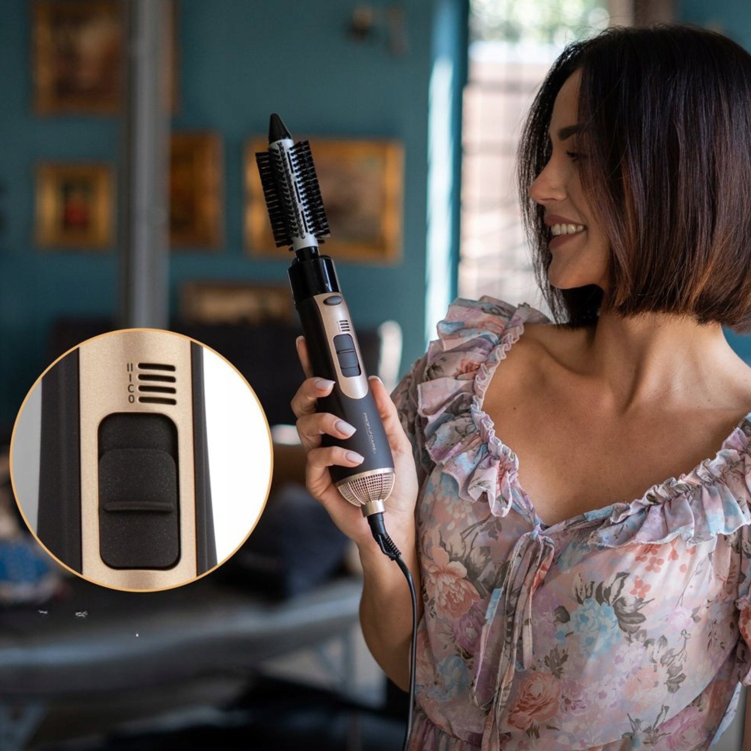 LOCOMOTIVE CURLING IRON-DRYER HAIR CURLING IRON STRAIGHTENER BRUSH Manufacturer code PC-HAS 3011
