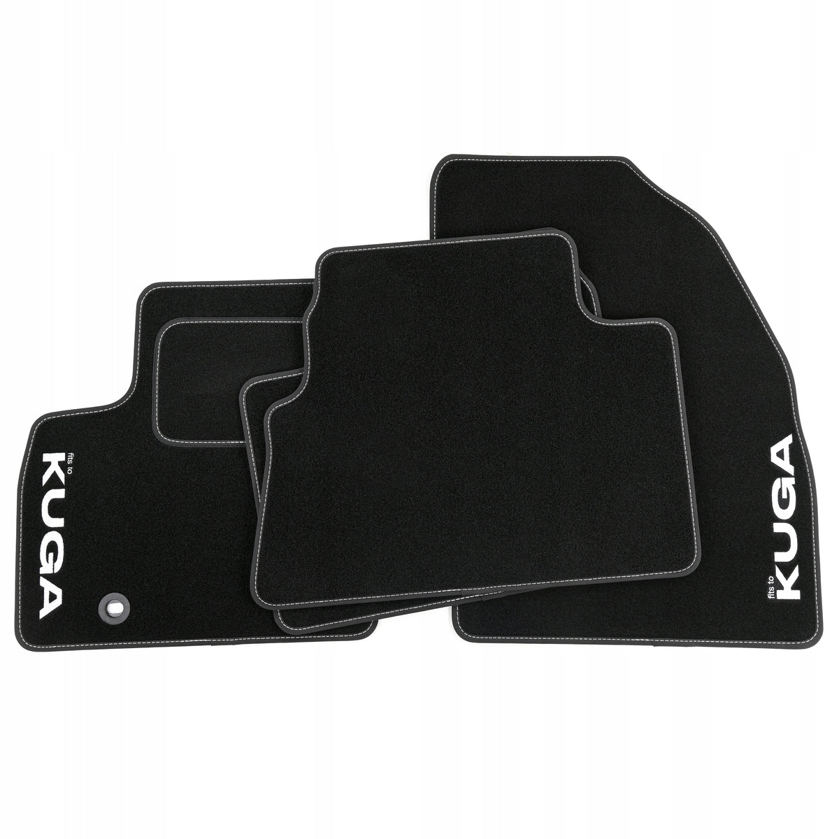 LOGO Velour Rugs for FORD Kuga I 2008-2012 Manufacturer Motos