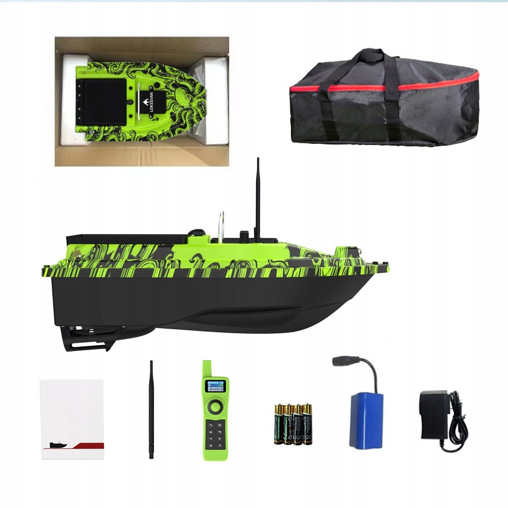 LOKEEVAN D32ED Bait Boat 8,4V 12000mAh 2KG 500m GPS+Beidou LED Range Packaging status original