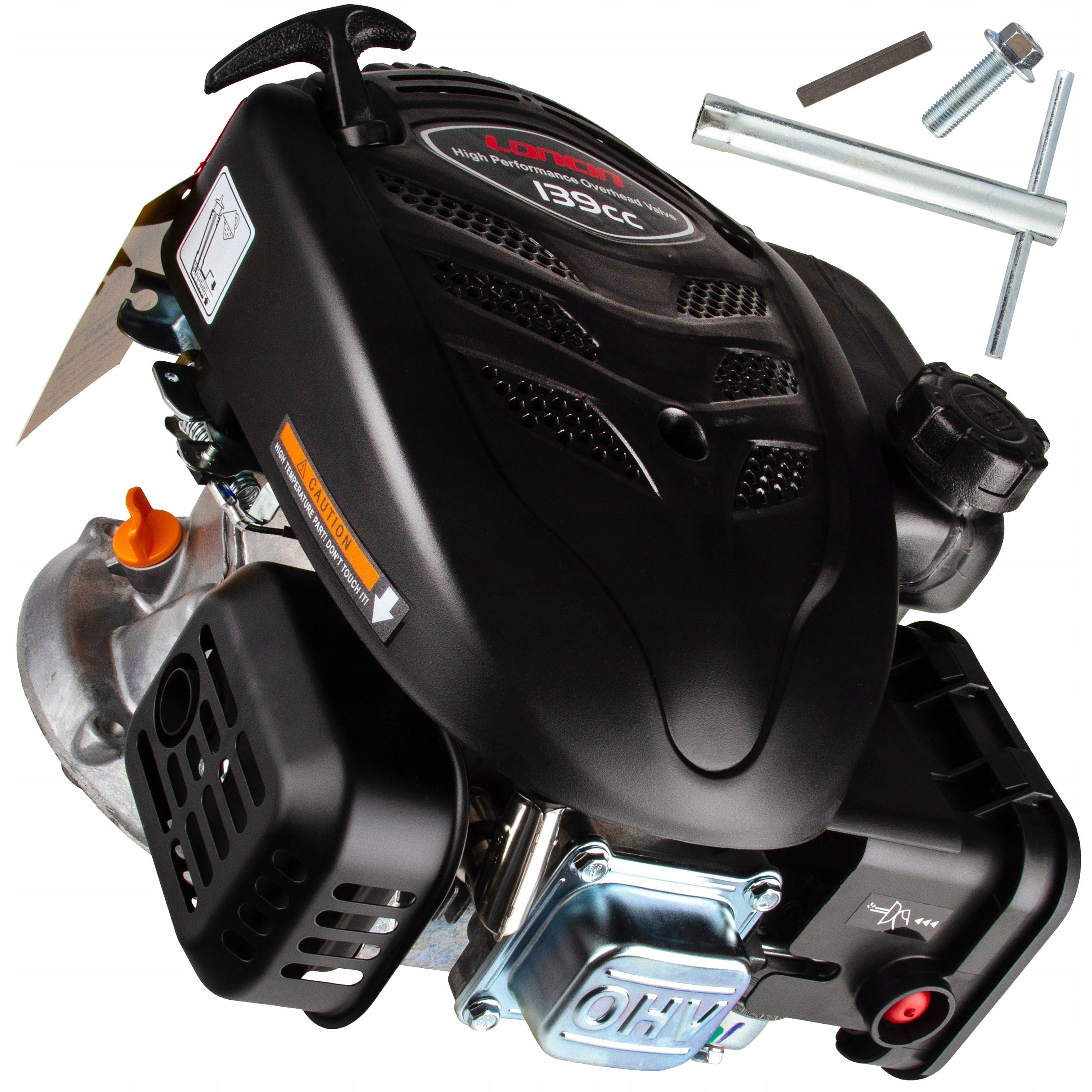 LONCIN combustion engine for LC1P65FE 139cm3 x 22,2 x 80mm 4HP 4-stroke mower