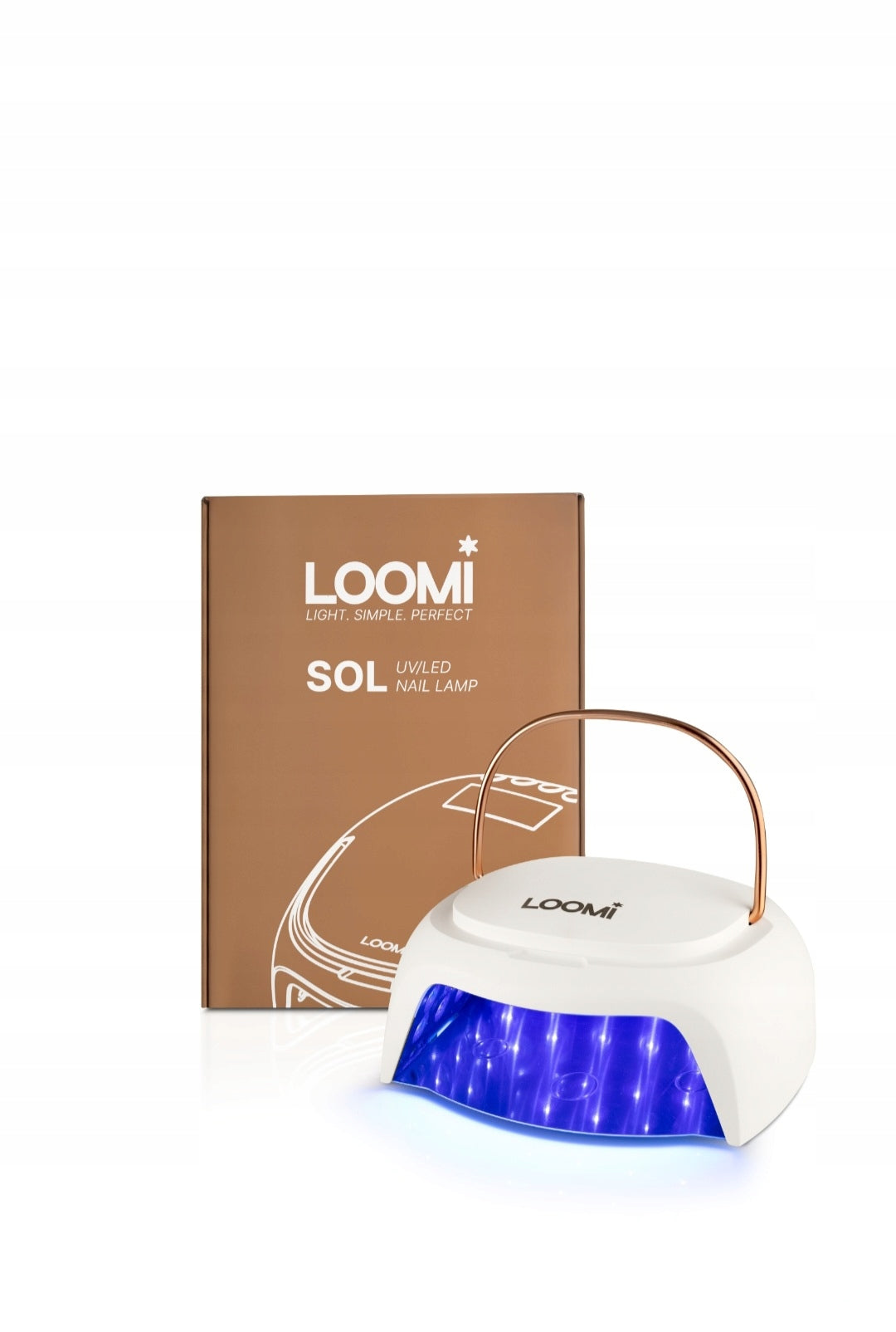 LOOMI Sol UV/LED lamp with rechargeable battery Manufacturer code 5906036710782