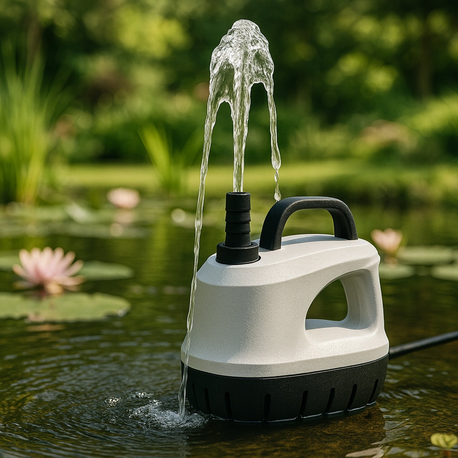 LOW DIPPING PUMP FOR POND AERATION FOUNTAIN 25W 1500L/h Pump capacity l/h 1001 - 1600 l/h
