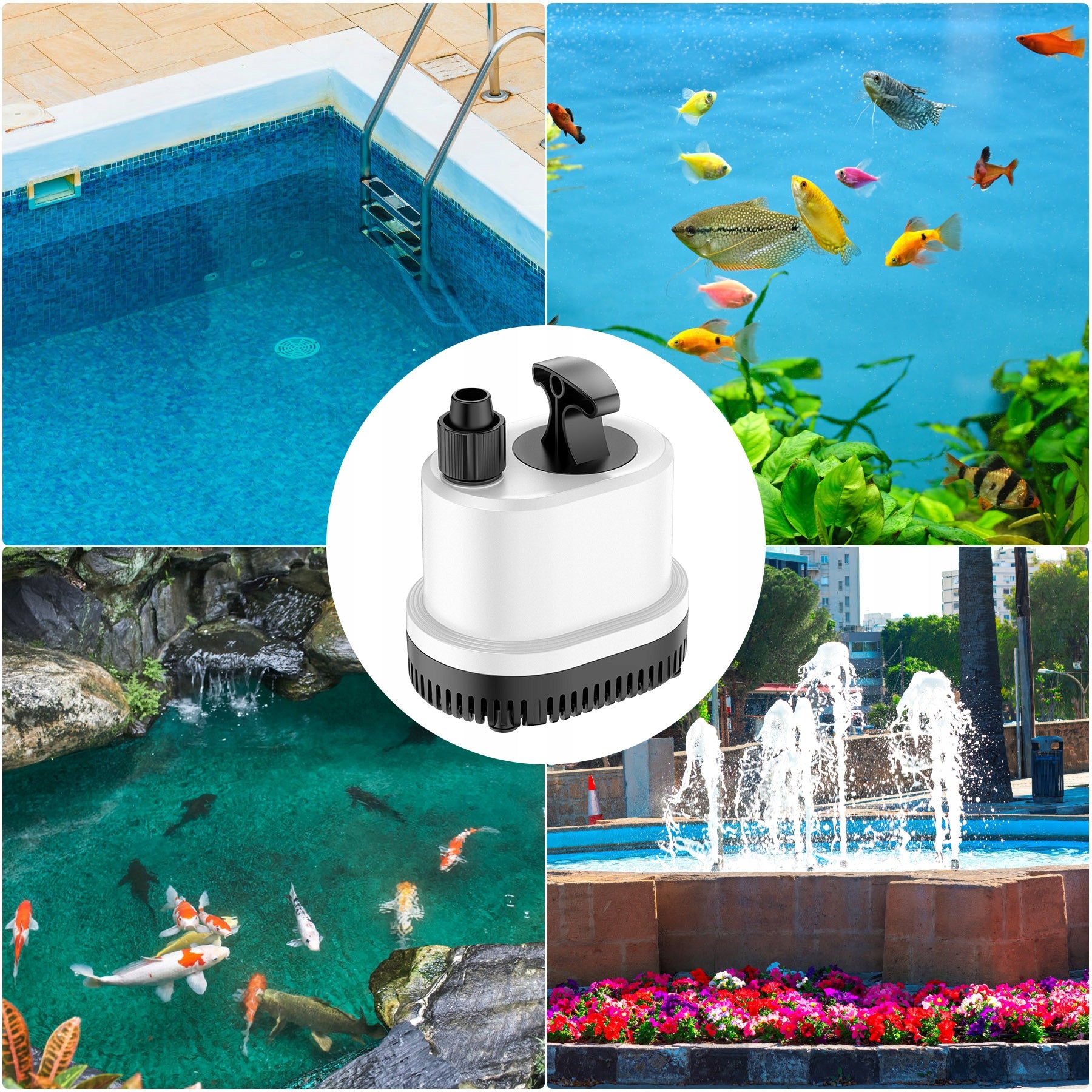 LOW SUBMERSIBLE WATER PUMP 2500L/H 40W QUIET COMPACT ENERGY SAVING Manufacturer code 4902597677091