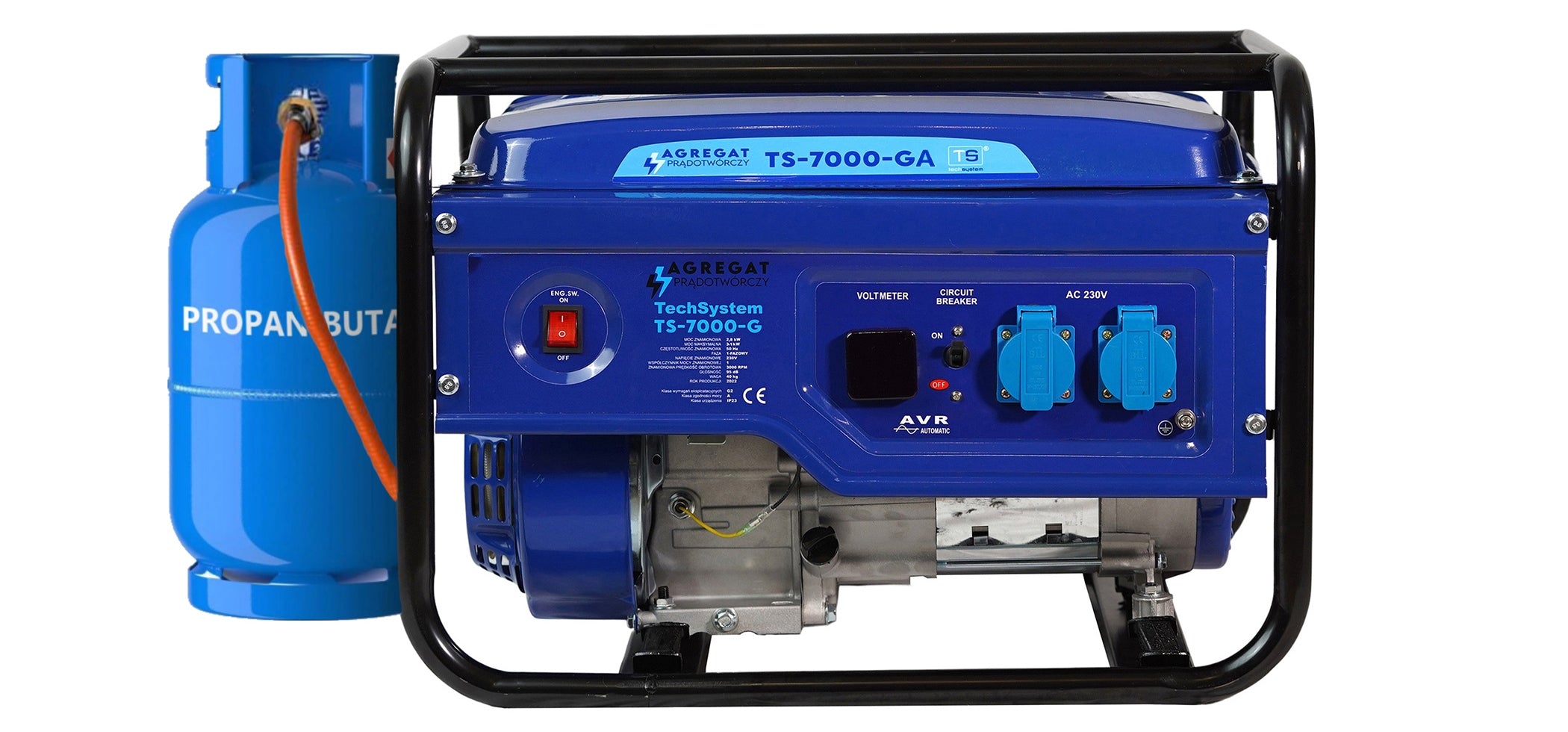 LPG/PETROL GENERATOR SET TS-7000-G