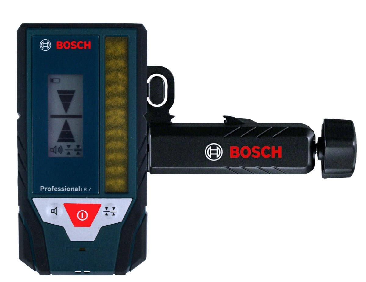 LR 7 BOSCH LASER RECEIVER for GLL GCL + HOLDER Power supply batteries