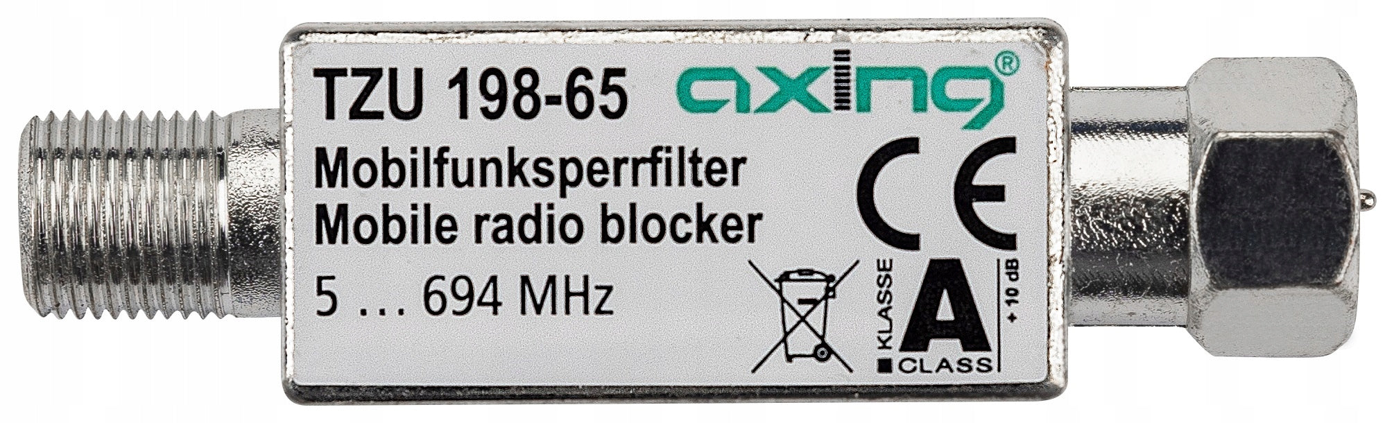 LTE 700 5G GSM Signal Filter for DVB-T2 TV Antennas AXING Anti-Interference