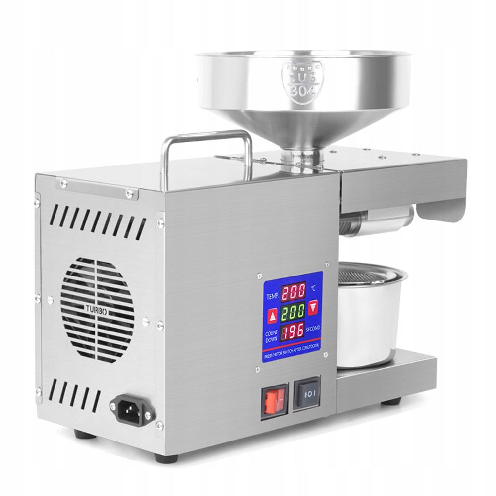 LTP333 Intelligent 610W Stainless Steel Kitchen Oil Press Brand no brand