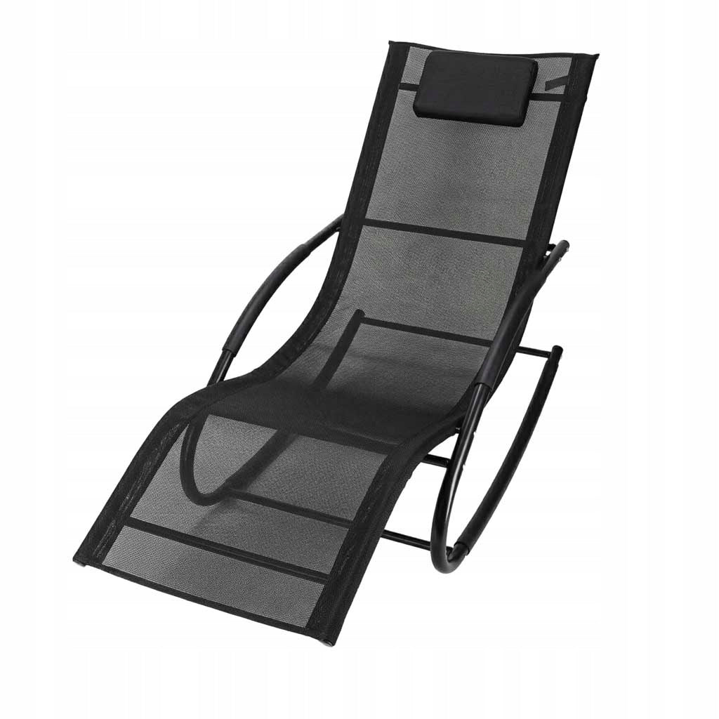 LUARO Garden Sun Lounger with Headrest Length (longer side) 1 cm