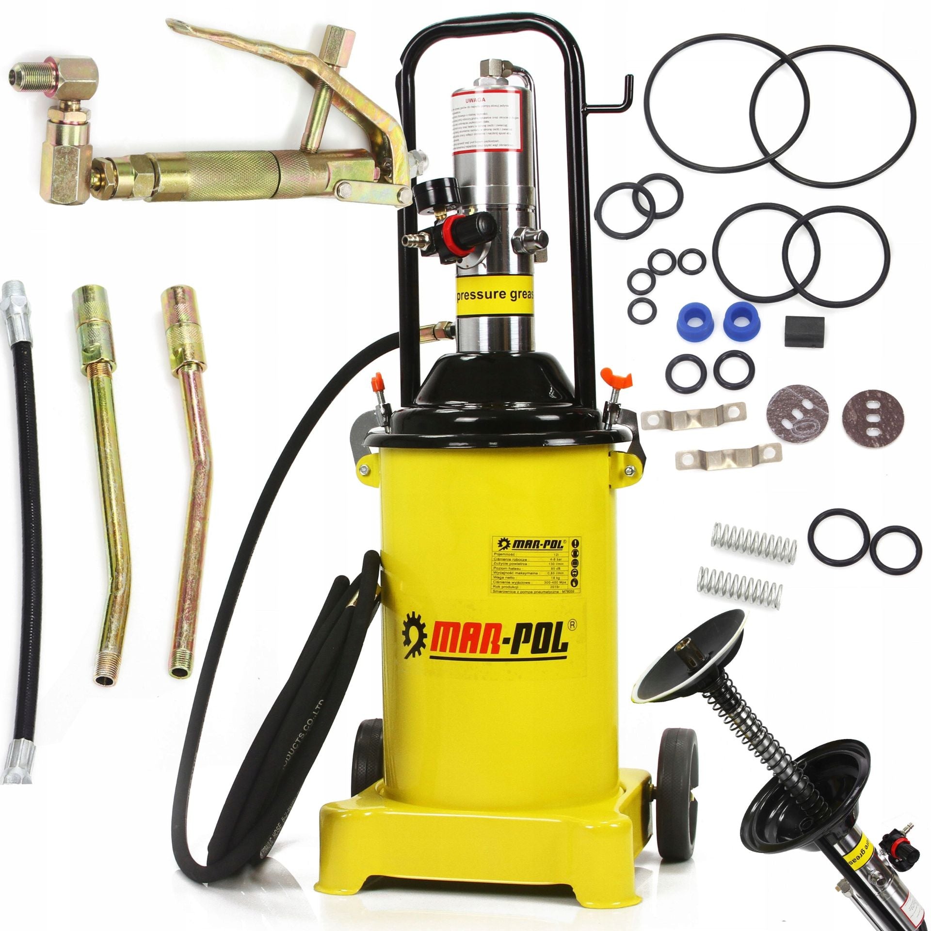 LUBRICATOR PNEUMATIC TWEEZERS AUTOMATIC WITH PUMP 12L HOSE 5m M78059 Manufacturer code m78059