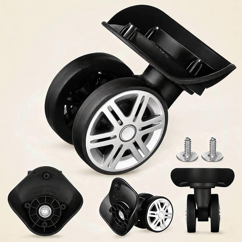 LUGGAGE CASE WHEEL UNIVERSAL REPLACEABLE READY TO INSTALL REPAIR Packaging status original