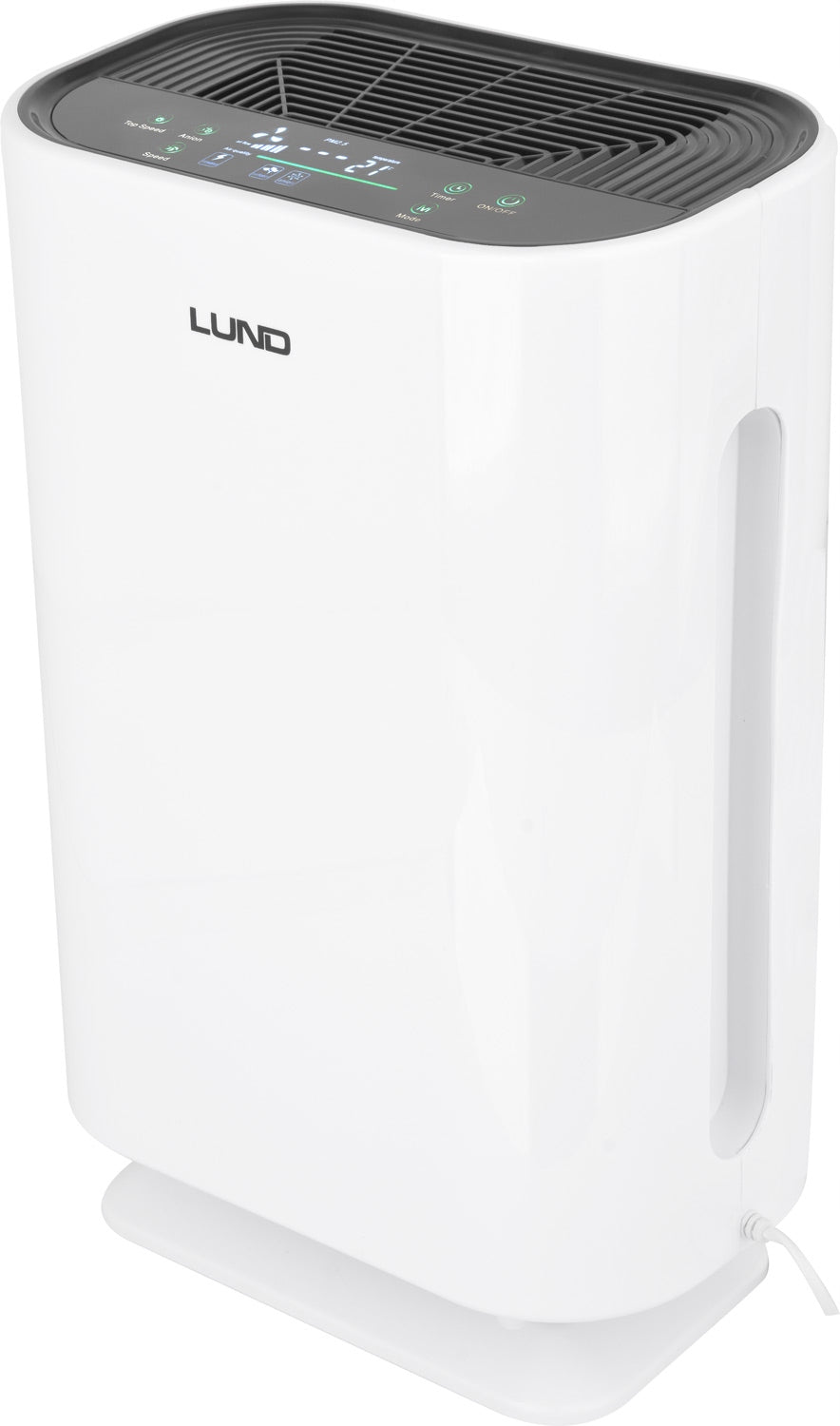 LUND AIR PURIFIER 40W 220M3/H HEPA 4 STAGES CLEANING REMOTE CONTROL WHITE Maximum efficiency 220 m³/h