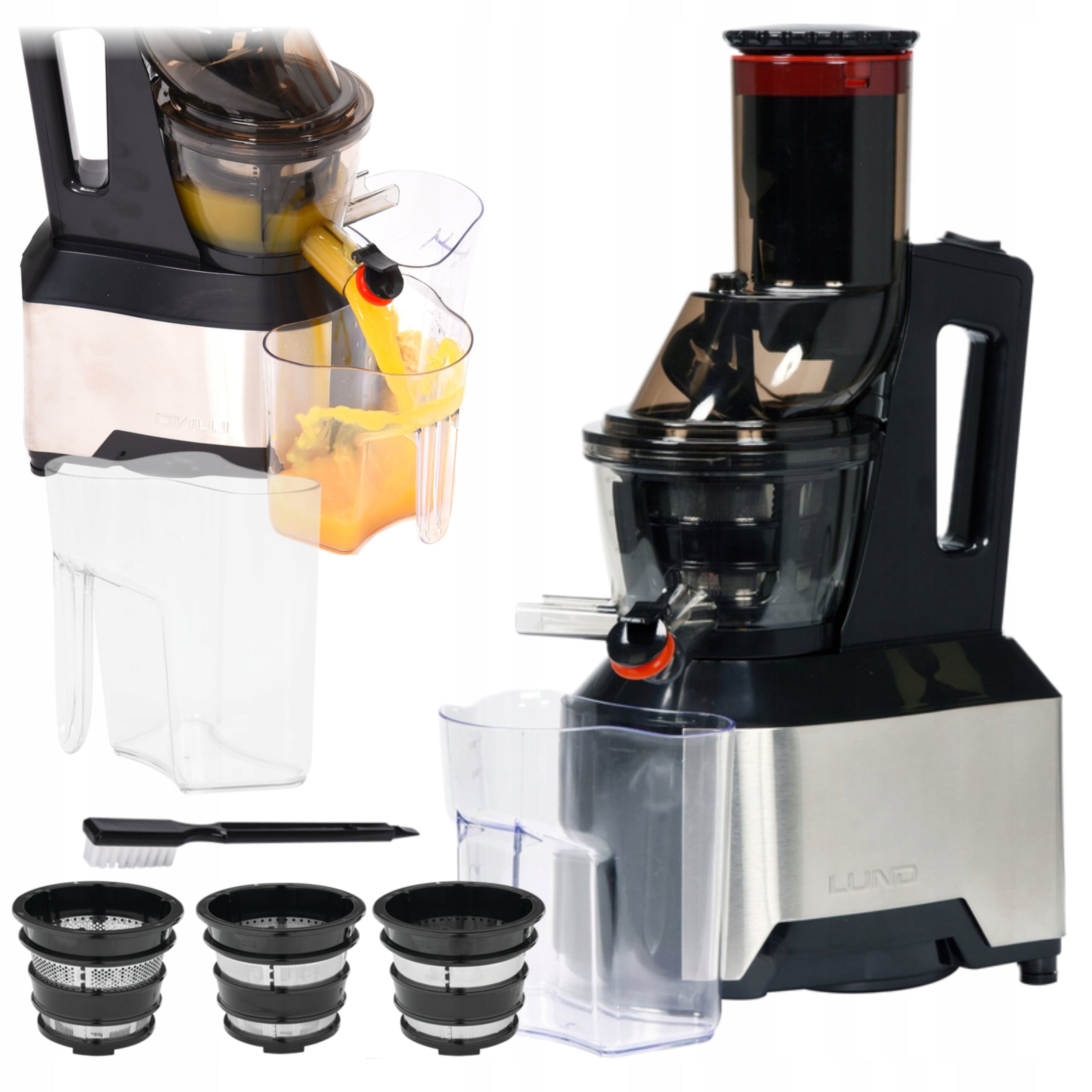 LUND JUICER SLOW JUICER 150W BLACK 67841