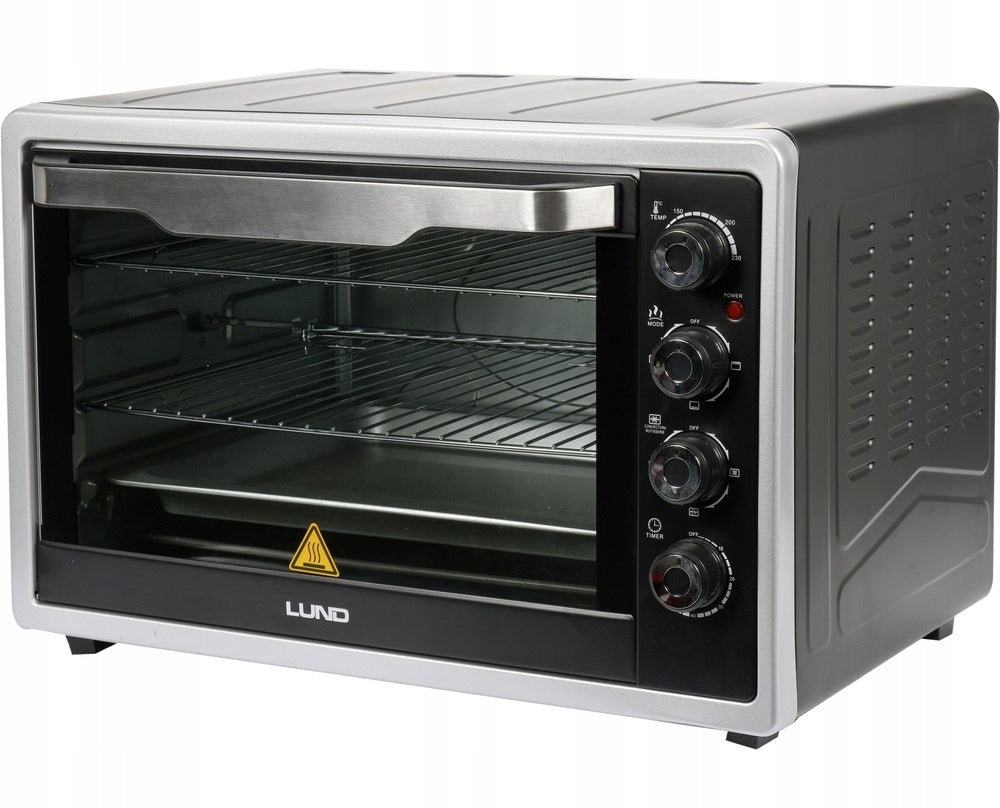LUND POWERFUL AND ROOMY ELECTRIC OVEN 2200W WITH THERMOCOUPLE 63L 68053