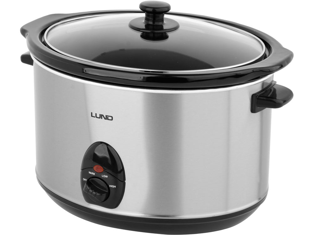 LUND SLOW COOKER CERAMIC POT SLOW COOKER INOX LCD 320W 5,6L 3MODES 67661 EAN (GTIN) 5906083057939