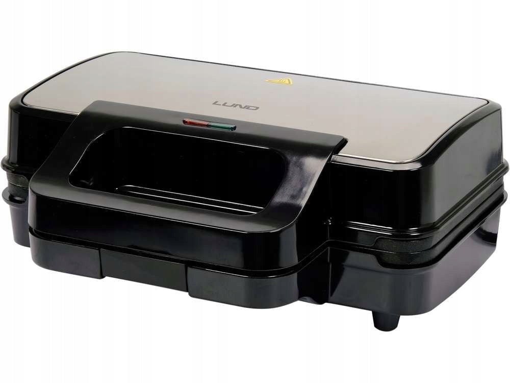 LUND TOASTER OVEN 900W 3IN1 XXL, 3 GRILL PLATES,