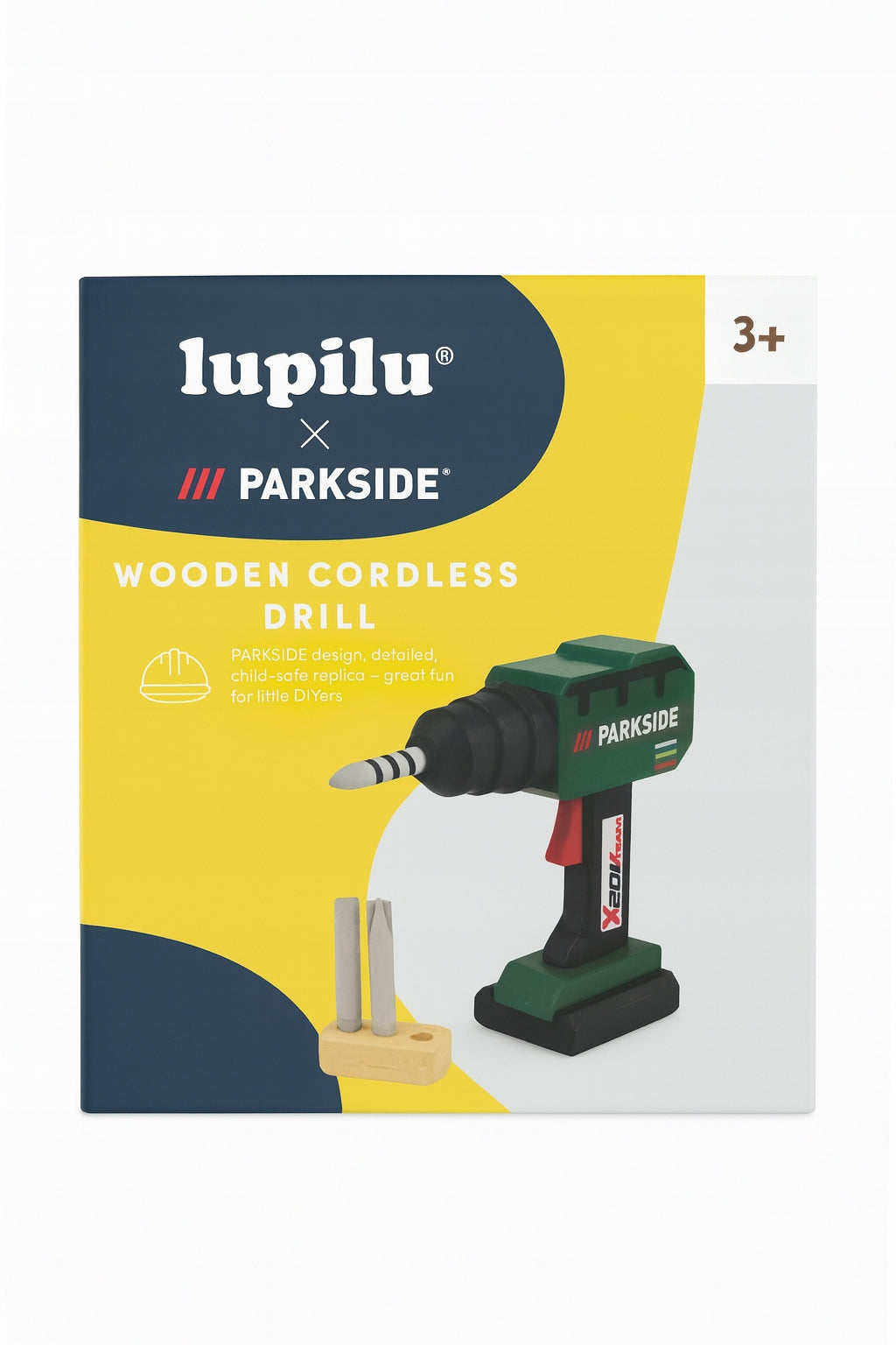 LUPILU Wooden play tools - Cordless SCREWDRIVER Packaging status original