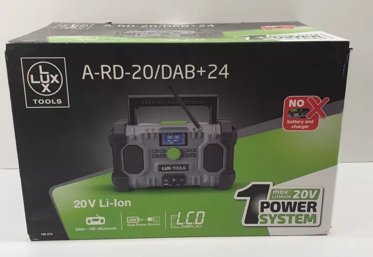LUX-TOOLS 20V Bluetooth Building Radio Brand no brand