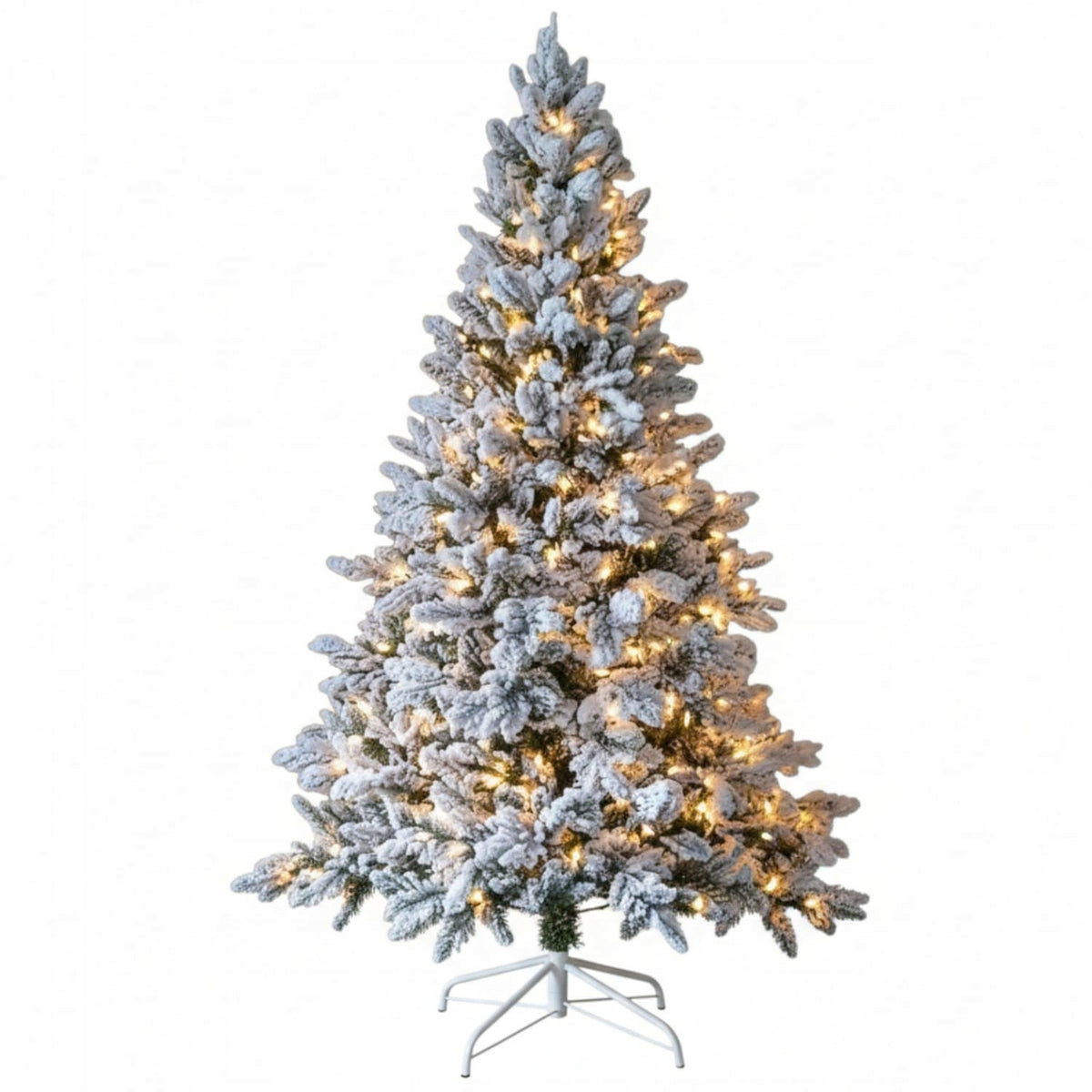 LUXURY CHRISTMAS TREE 180 cm Snow-covered Spruce with LED Lighting Multicolor Manufacturer code CH-180