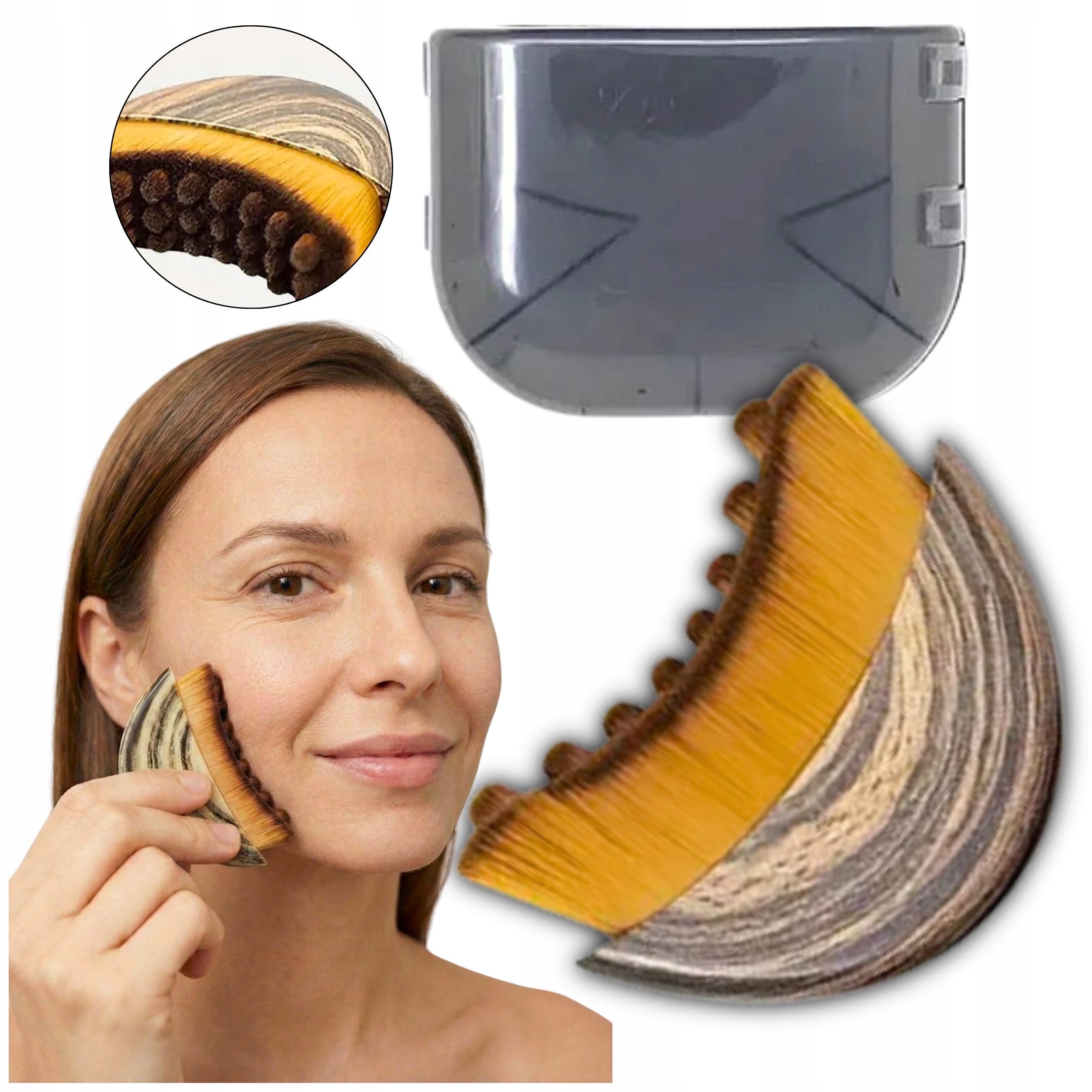LYMPHATIC MASSAGE BRUSH FOR FACE AND NECK MASSAGE LYMPHATIC DRAINAGE