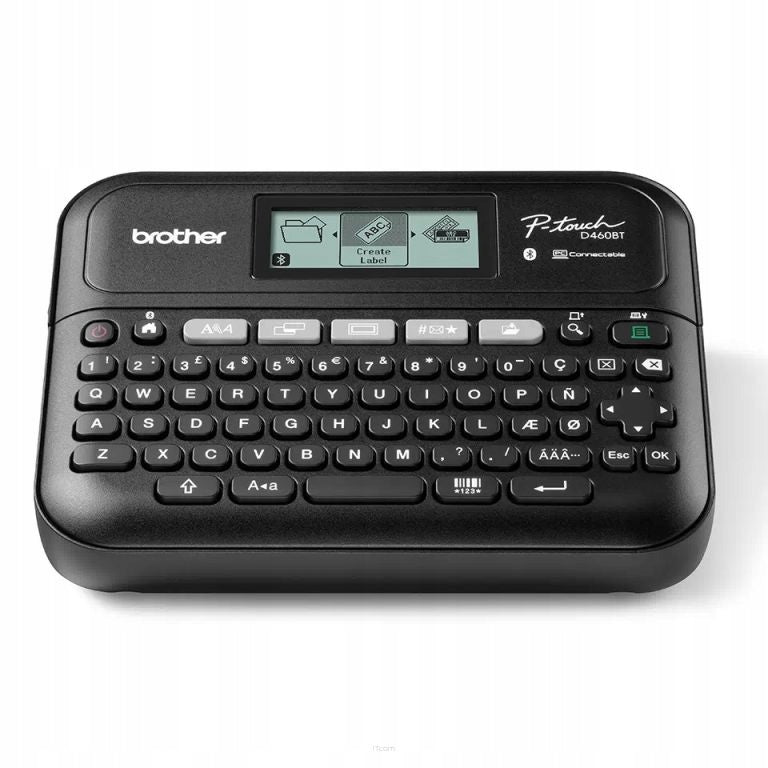 Label printer Brother PT-D460BTVP with tape case and power supply