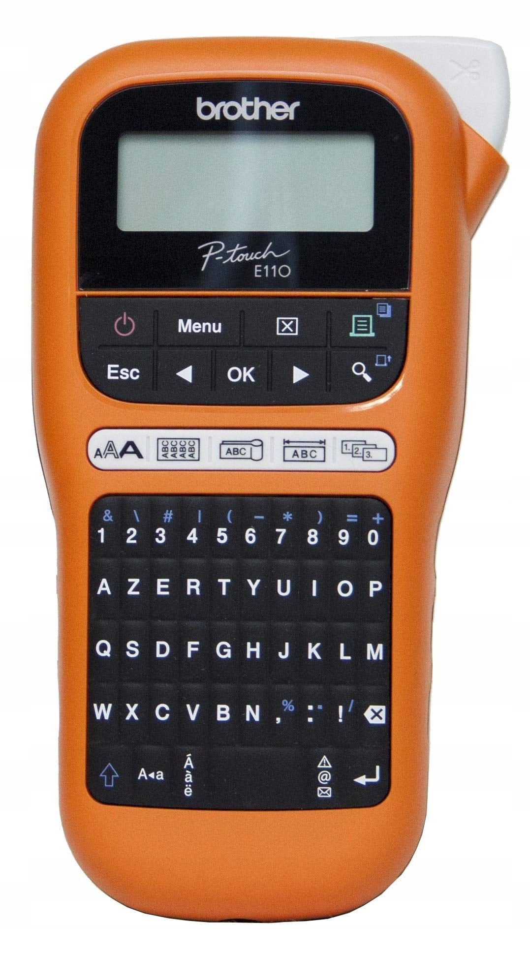Label printer Brother PT-E110VP - PTE110 +TZe-FX221 + case + power supply Manufacturer Brother