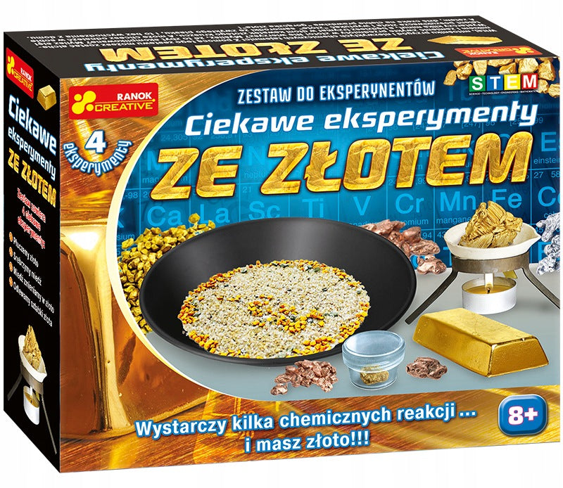 Laboratory Gold Scientific Set 4 Experiments Experiences for Children