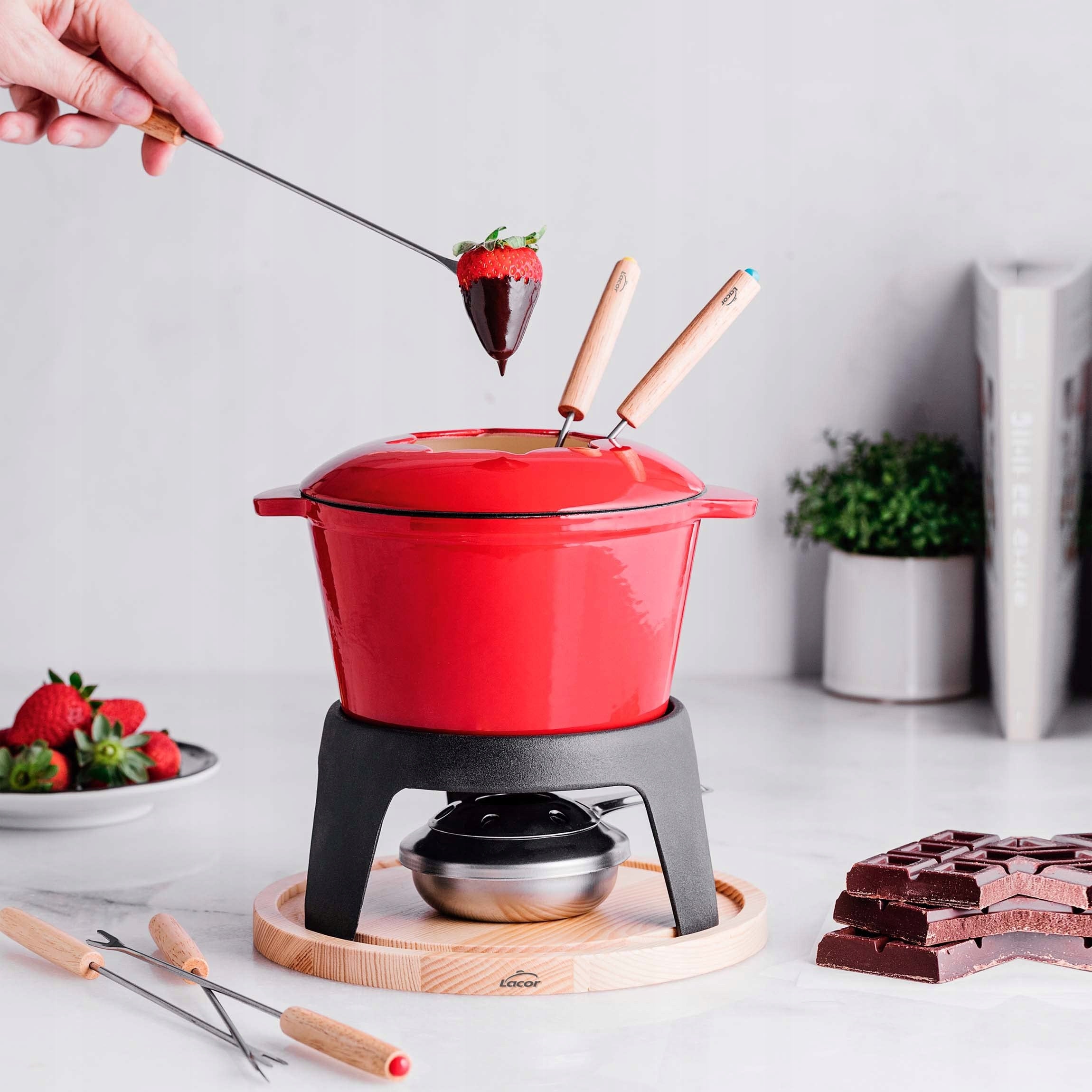 Lacor - 71711 - Fondue cast iron set Brand Lacor
