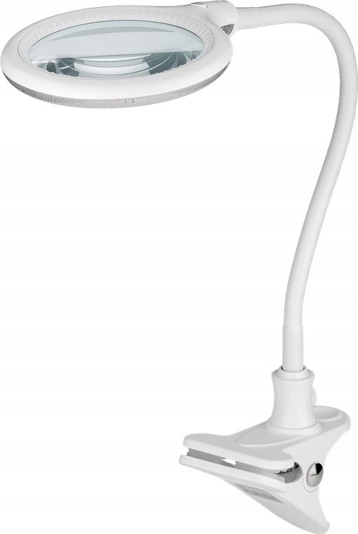 Lamp LUPA cosmetic 30xLED 6W 480lm 1,75x Goobay stand clamp white Manufacturer code OLLAMPLUPAGB6W2