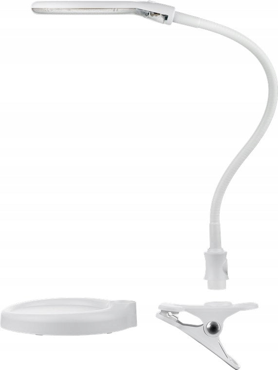 Lamp LUPA cosmetic 30xLED 6W 480lm 1,75x Goobay stand clamp white Packaging status original