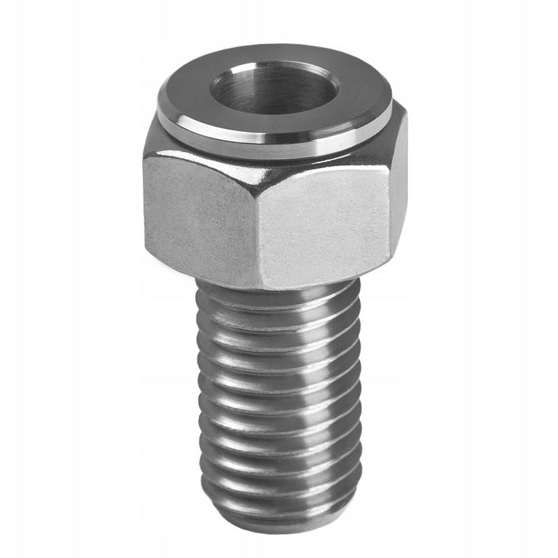 Lamp holder-magnifying glass tube inox