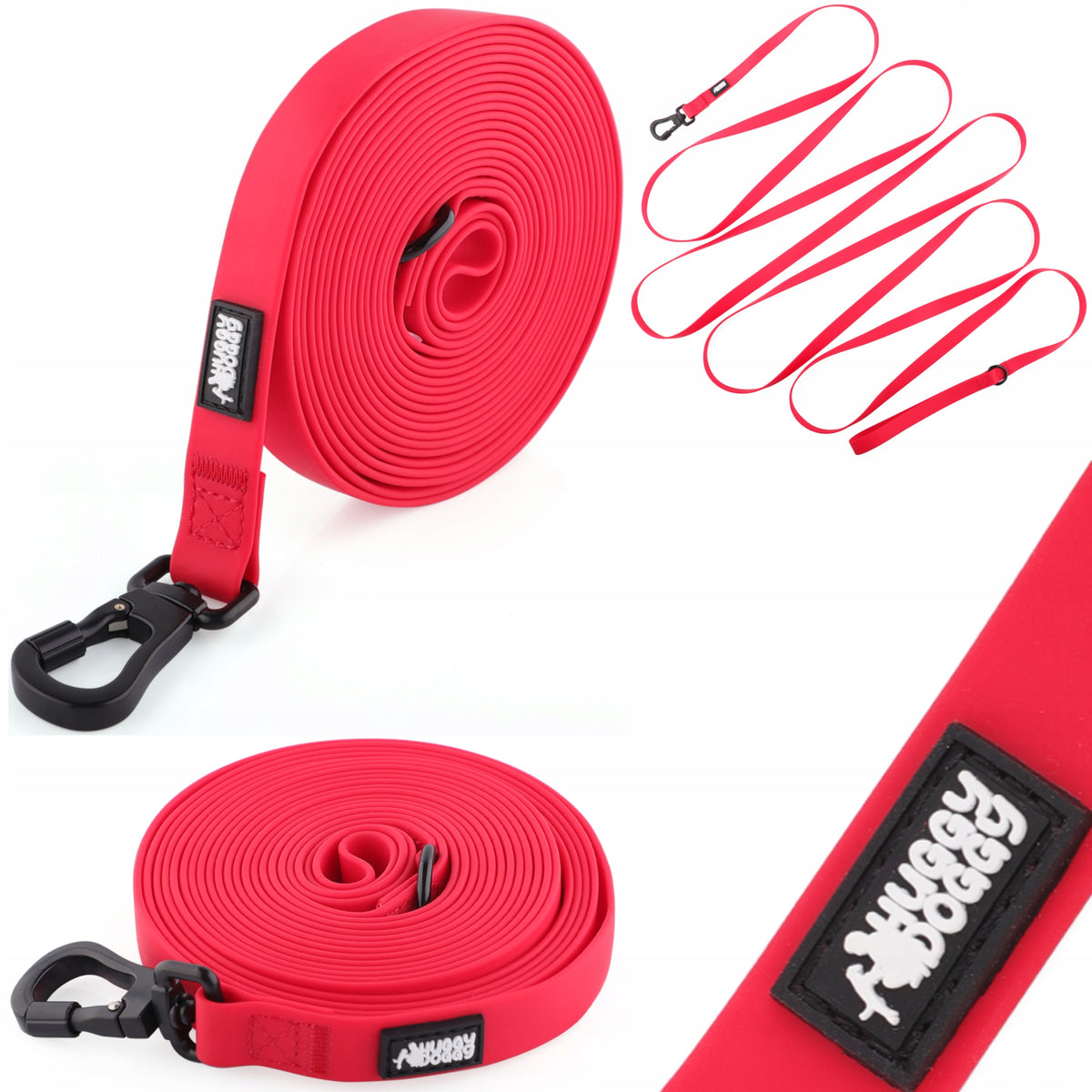Lanyard 3m for dog training waterproof pvc HUGGY DOGGY long cord strong S