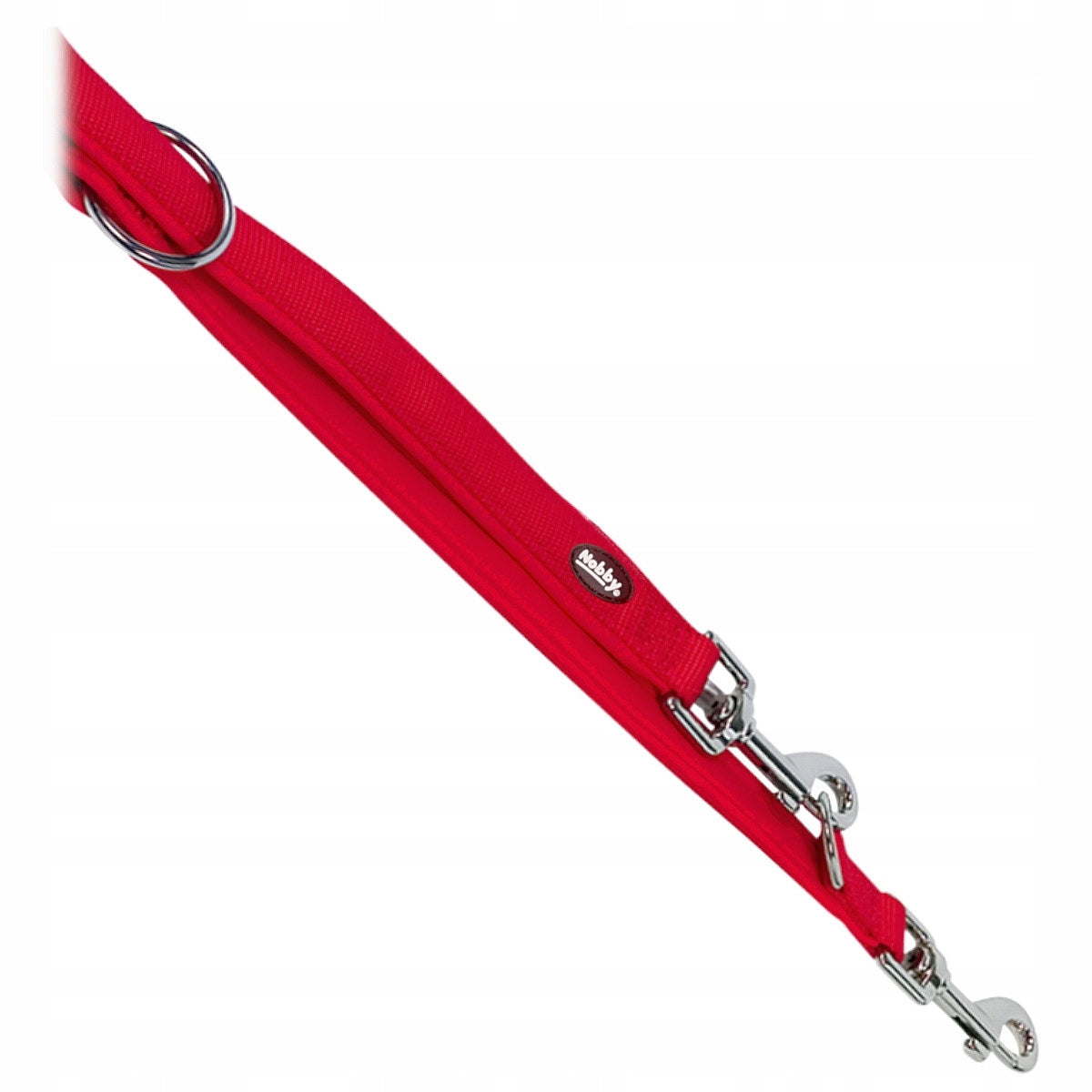Lanyard NOBBY tape + neoprene Classic Preno 200cm 20/25 detachable red Brand Nobby