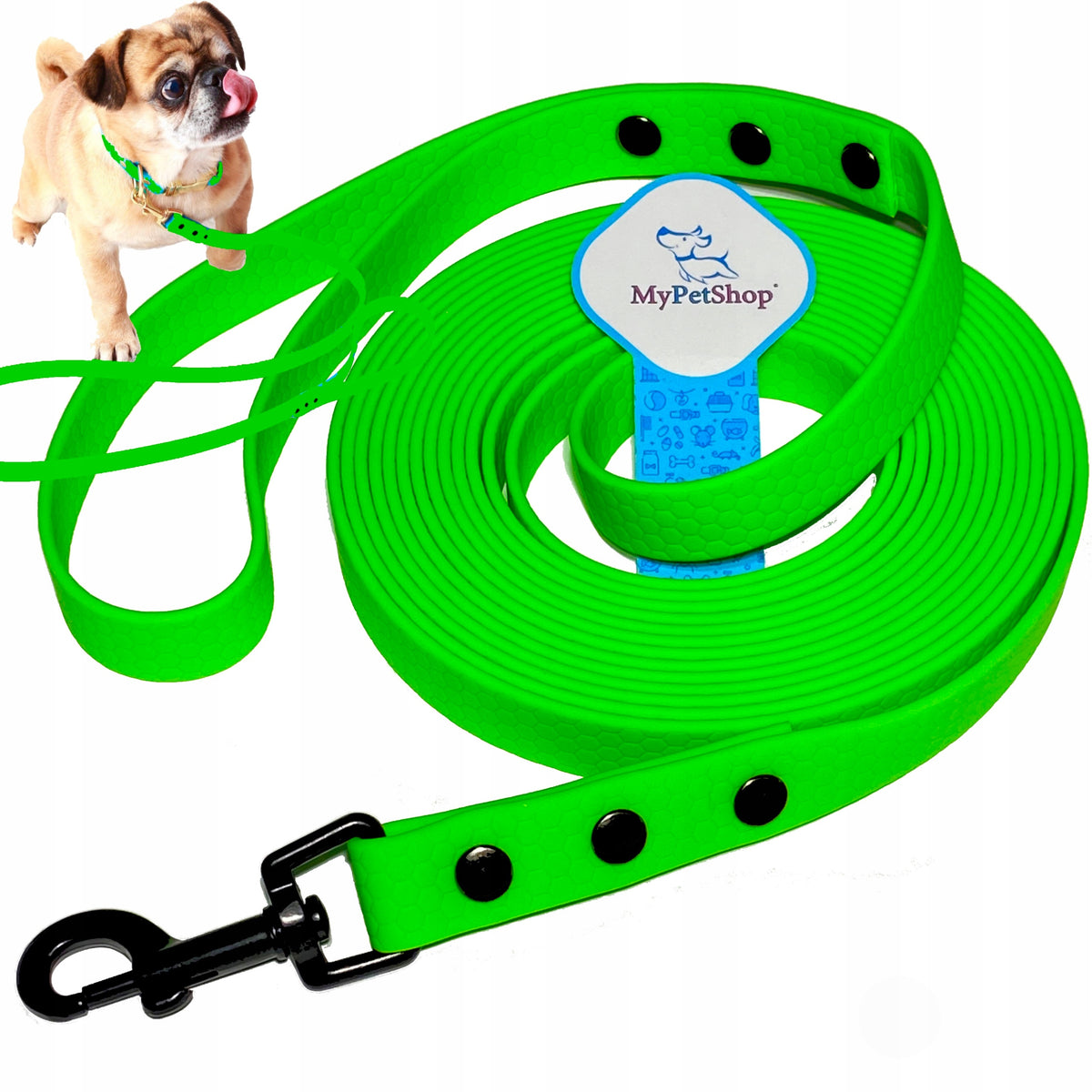 Lanyard for Dog Training Biothane Waterproof 10 m. Very strong 20mm.