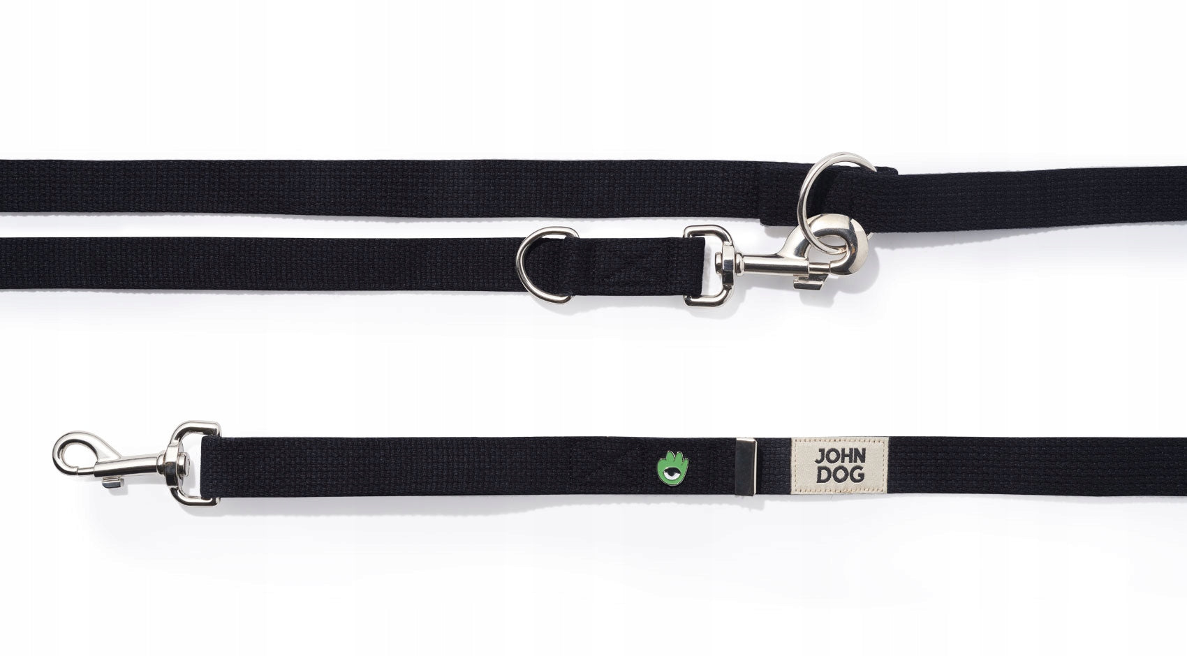 Lanyard for dog black tape 2,5 cm John Dog Hey hau hello Manufacturer code AJDP220HCZ2524