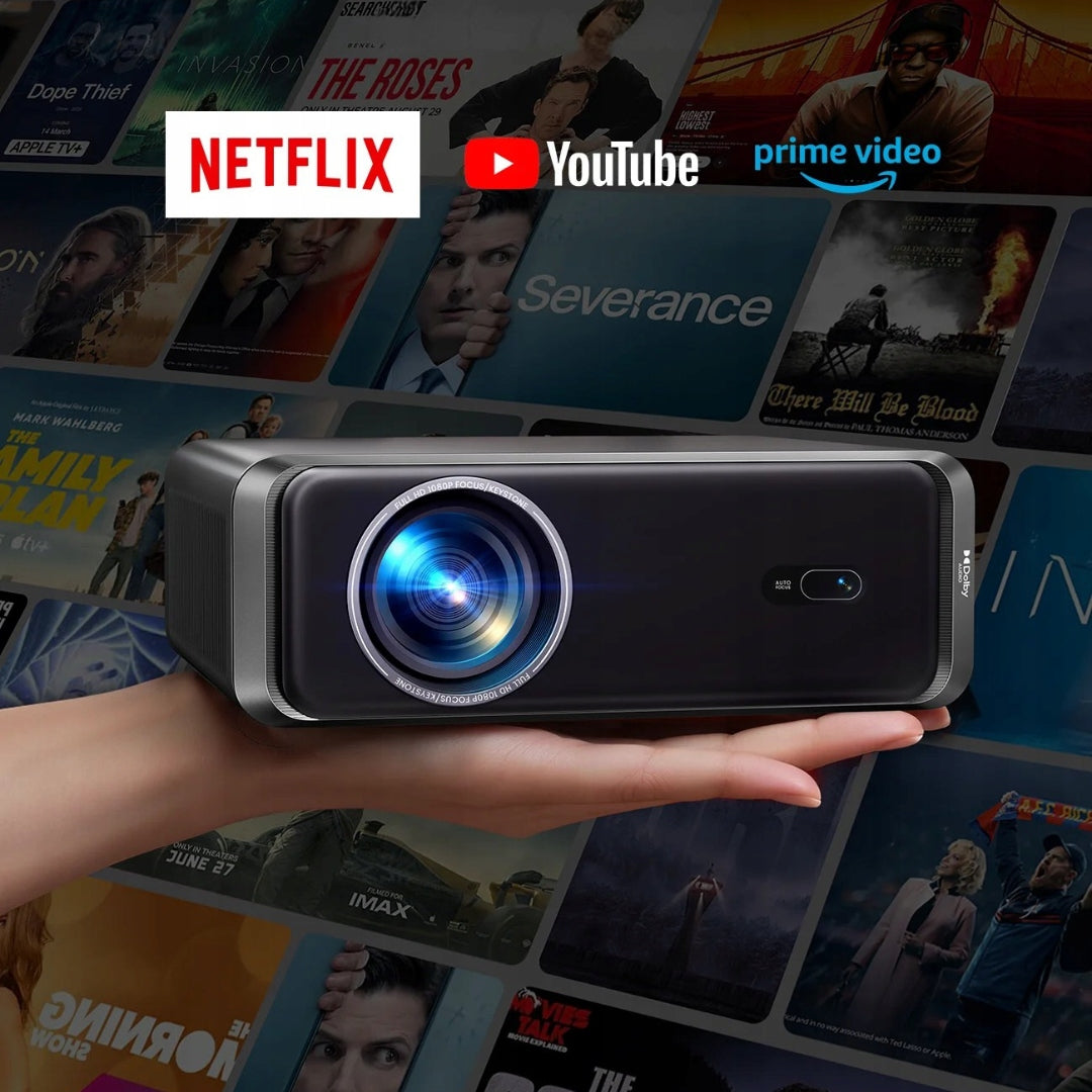 Laresar A1 Projector Netflix 1000 ANSI 1080P 4K WiFi6 Dolby AutoFocus Manufacturer code 6942129823921