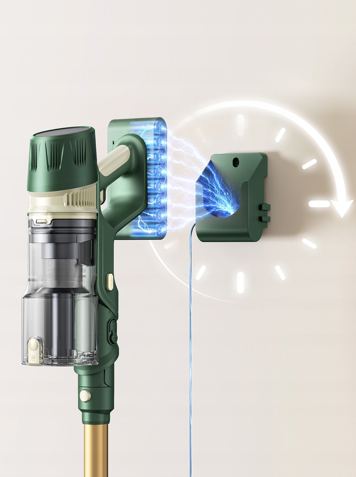 Laresar V12 Cordless vacuum cleaner,Fast-charging model Manufacturer code CJD1069