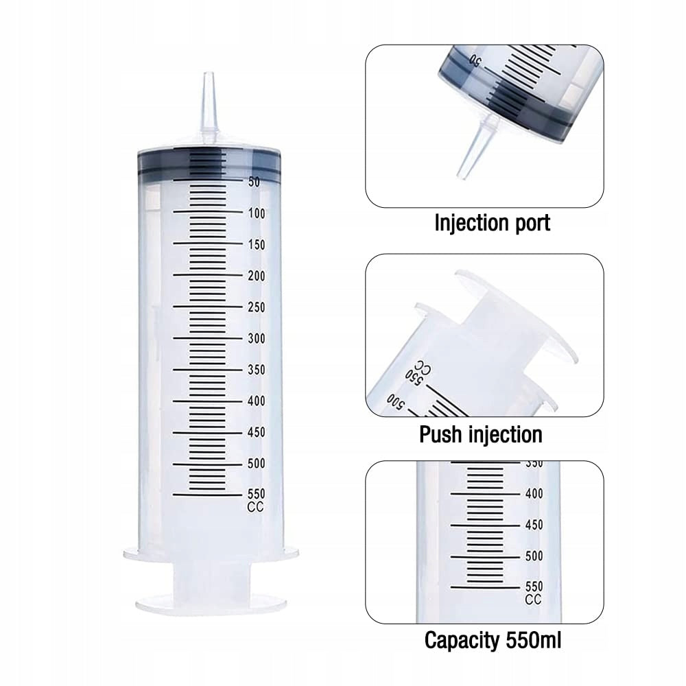 Large 550ml syringe with hose for extracting oil and fluid changes Brand no brand