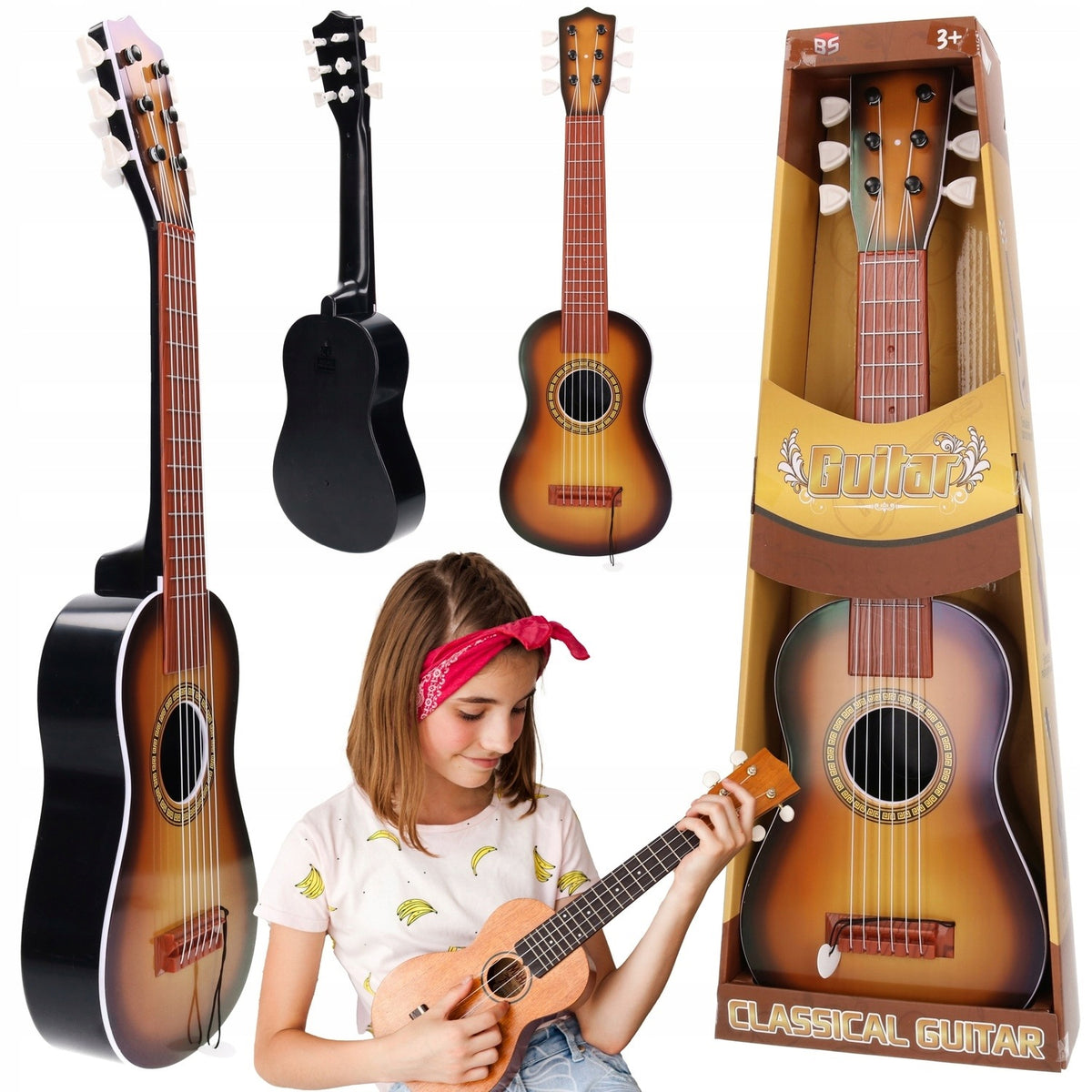 Large ACOUSTIC GUITAR toy instrument for children 5183