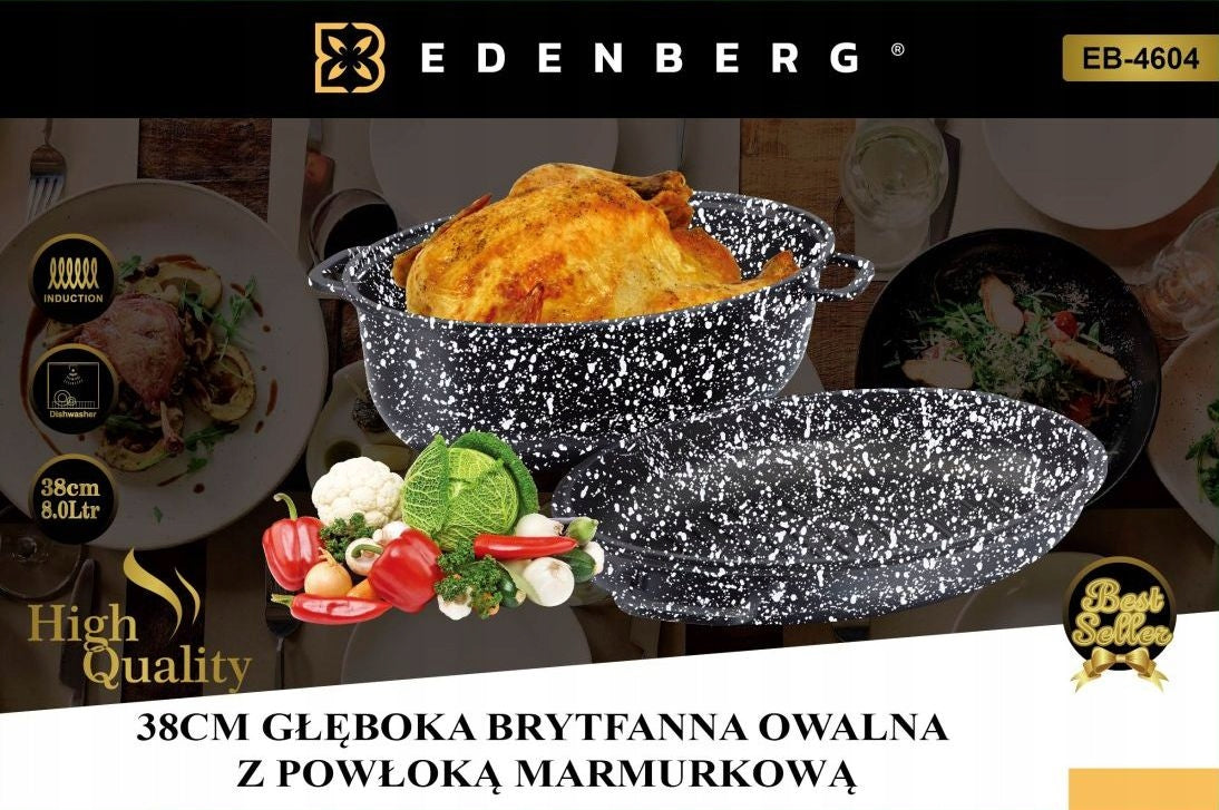 Large BRYTFANNA Gooseberry 8 L Pan BBQ Pot Induction Gas Oven Manufacturer code EB 4604