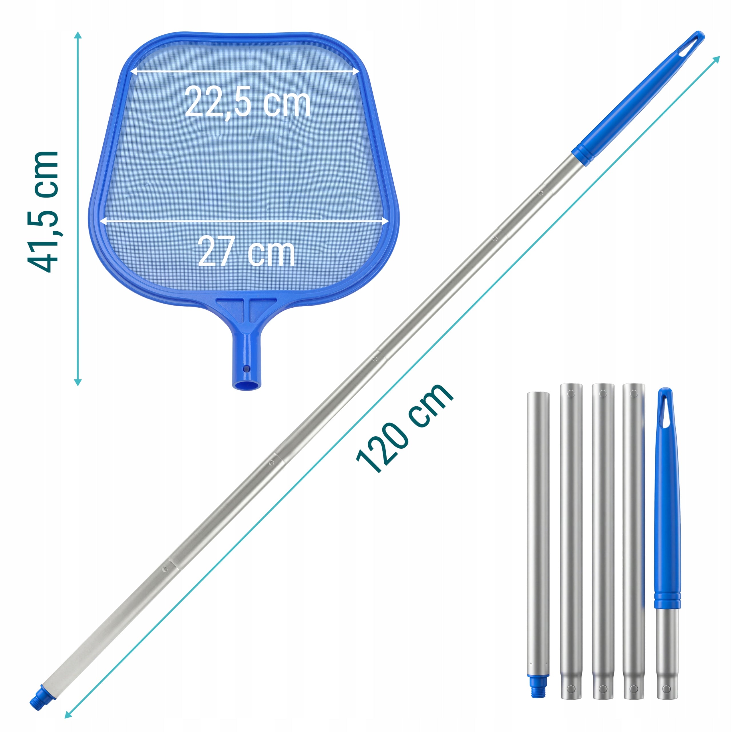 Large Bottom Pool Cleaning Kit Pool Vacuum Cleaner + Mesh + Bag Model SIL500