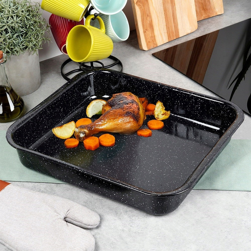 Large Brittany ENAMEL Pan Oven Baking Sheet 8L Packaging status original