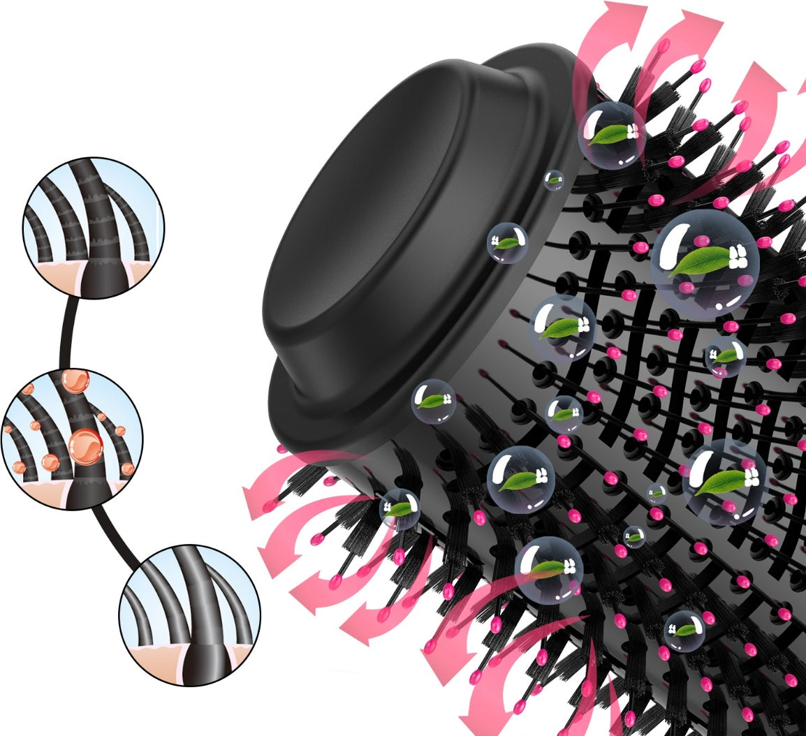 Large Brush Hair Dryer Curler Straightener Hair Styling 4in1 STRONG Packaging status original
