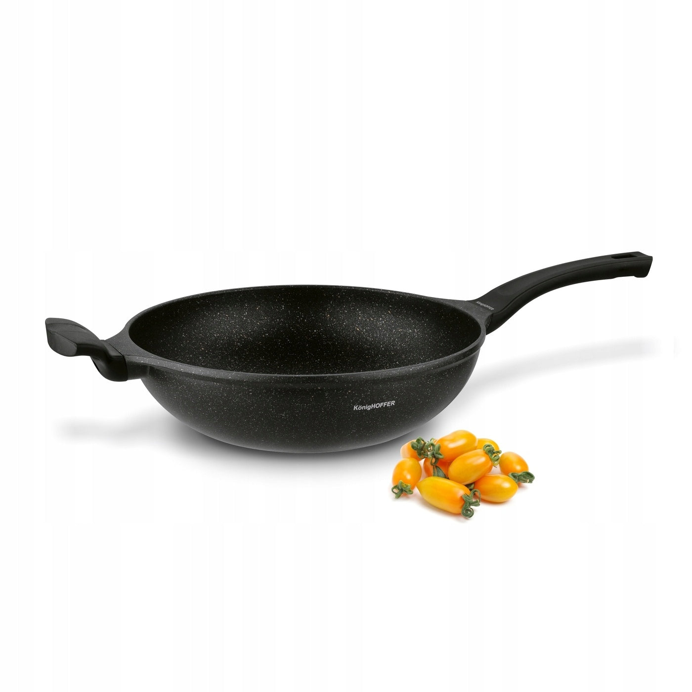 Large DEEP PAN MARBLE WOK pan for induction 30cm Konighoffer