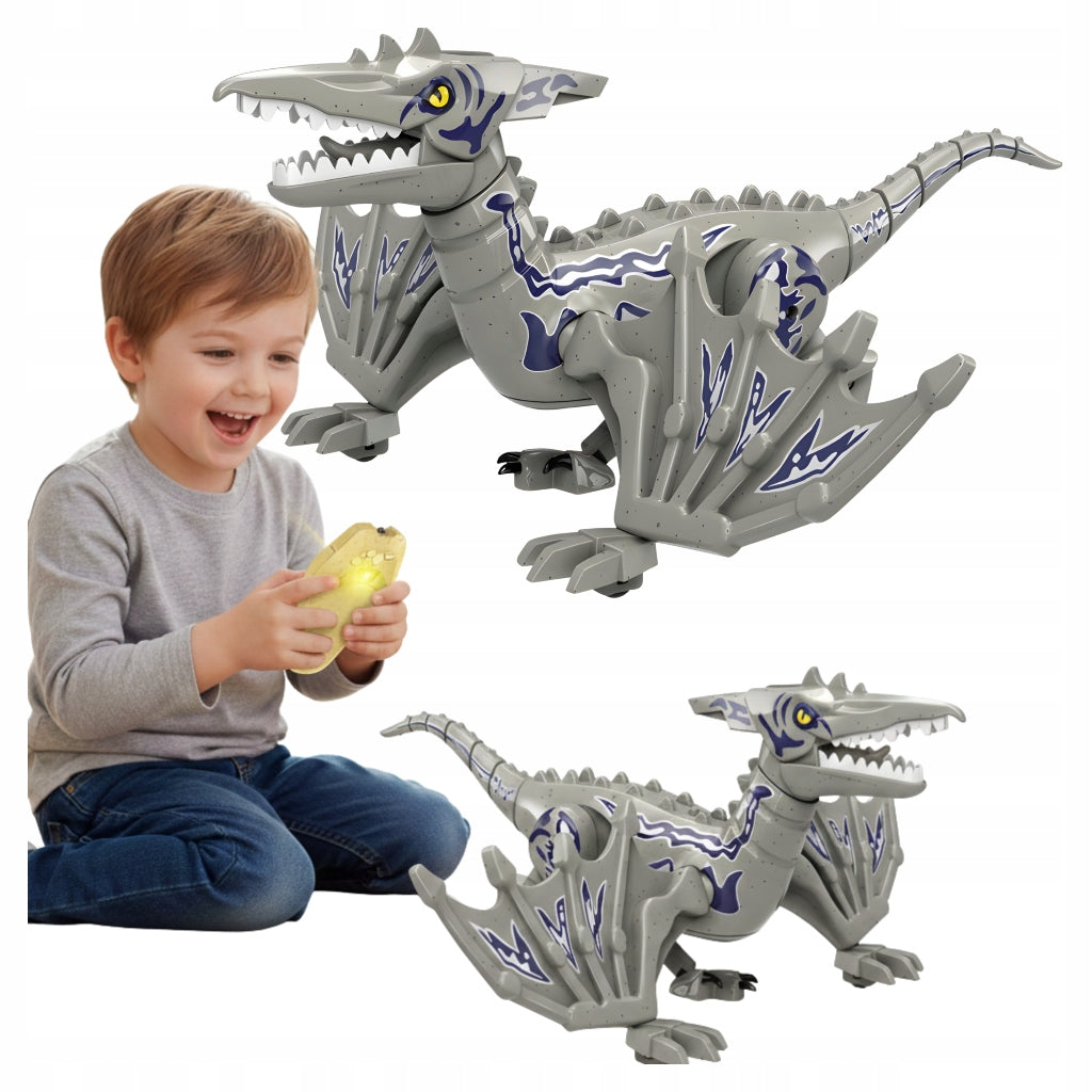 Large Dinosaur Remote Controlled Radio Light Sound Toy for Boy