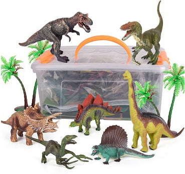 Large Dinosaur Set for Kids Mat Container Accessories Dinosaur Packaging status original