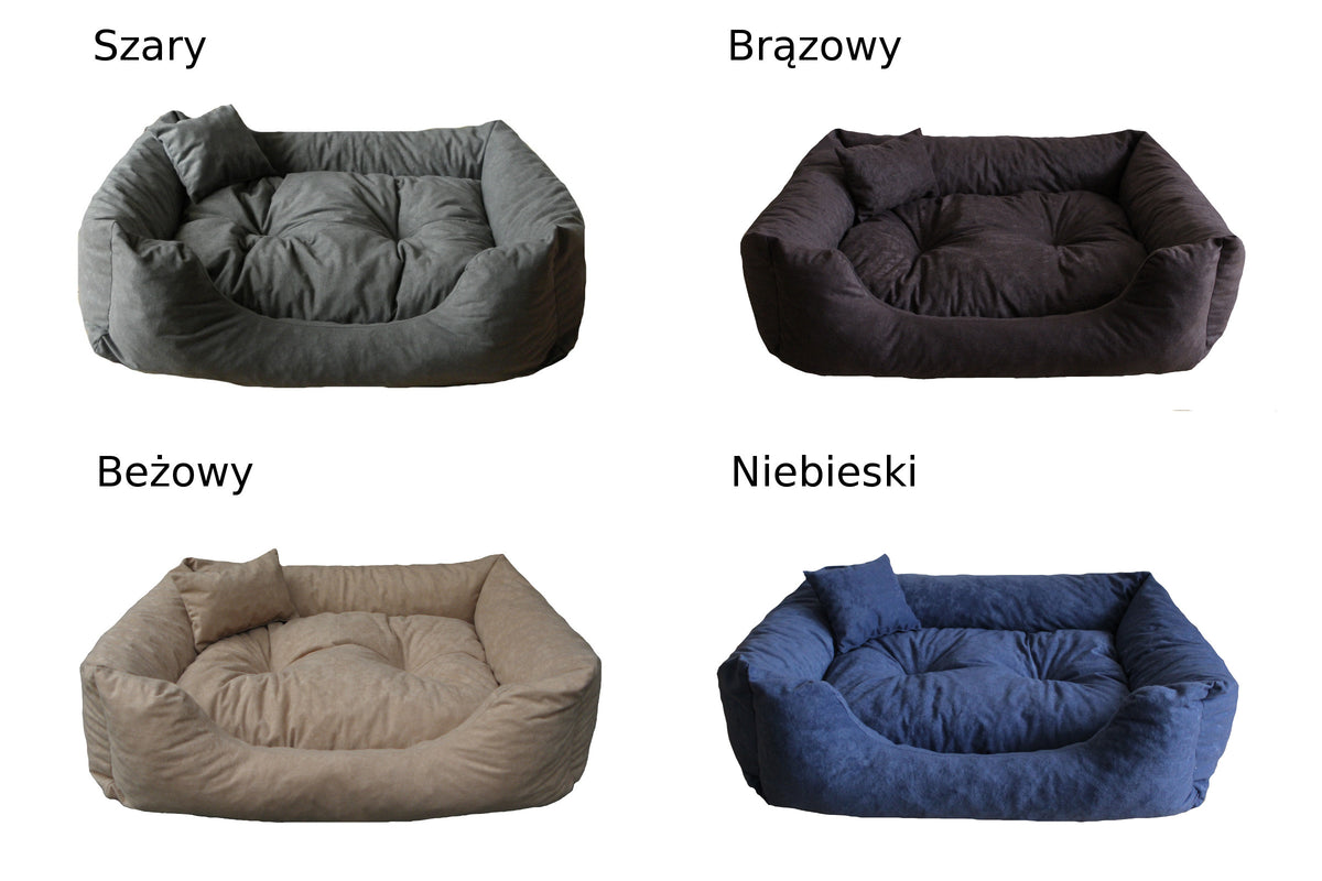 Large Dog Bed XXL Beige Playpen Bed 100x80 Polish Product Brand Dar - Mal
