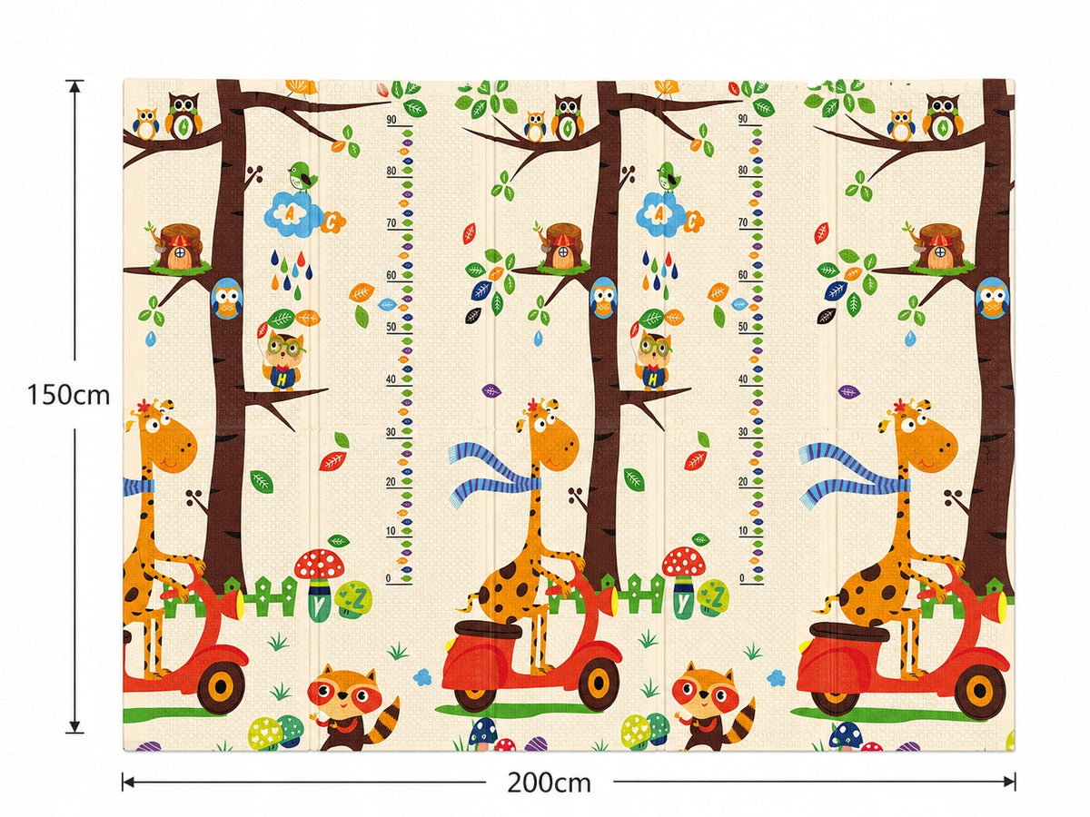 Large Educational Foam Mat 150x200 cm Folding Double Sided XPE (I055) Brand no brand