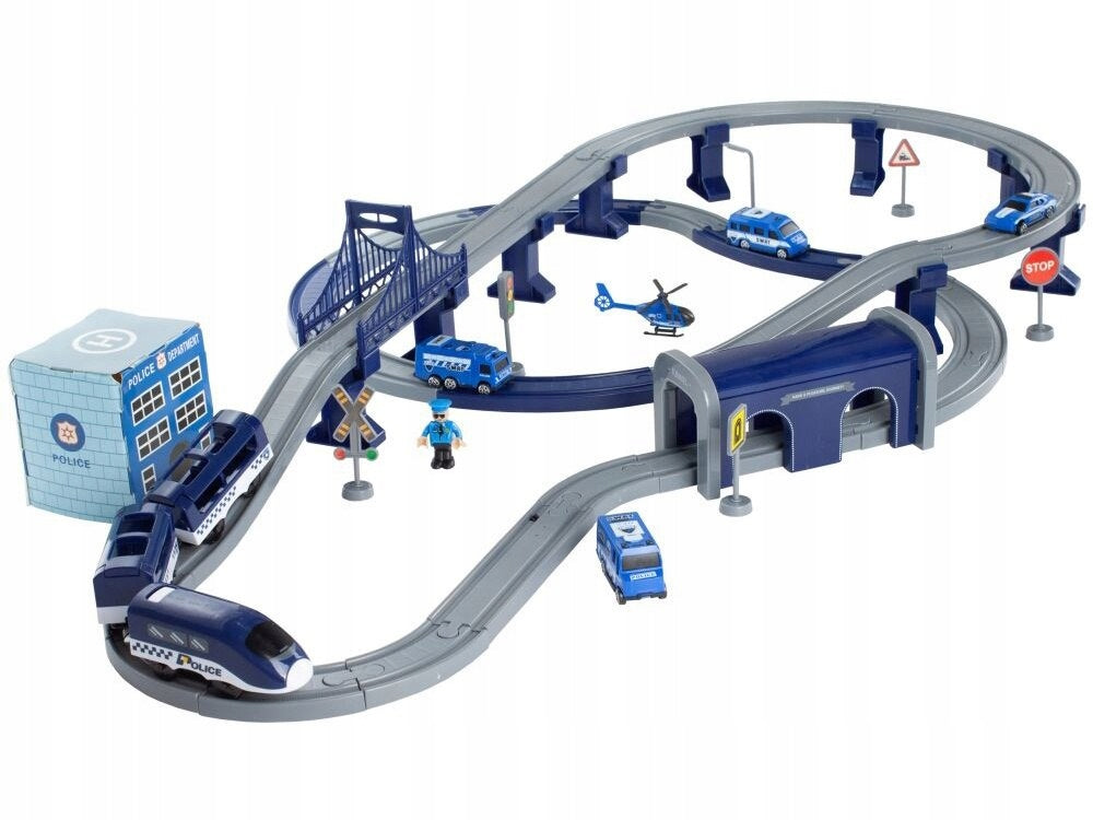 Large Electric Railway Track POLICE 92ele ZA4436