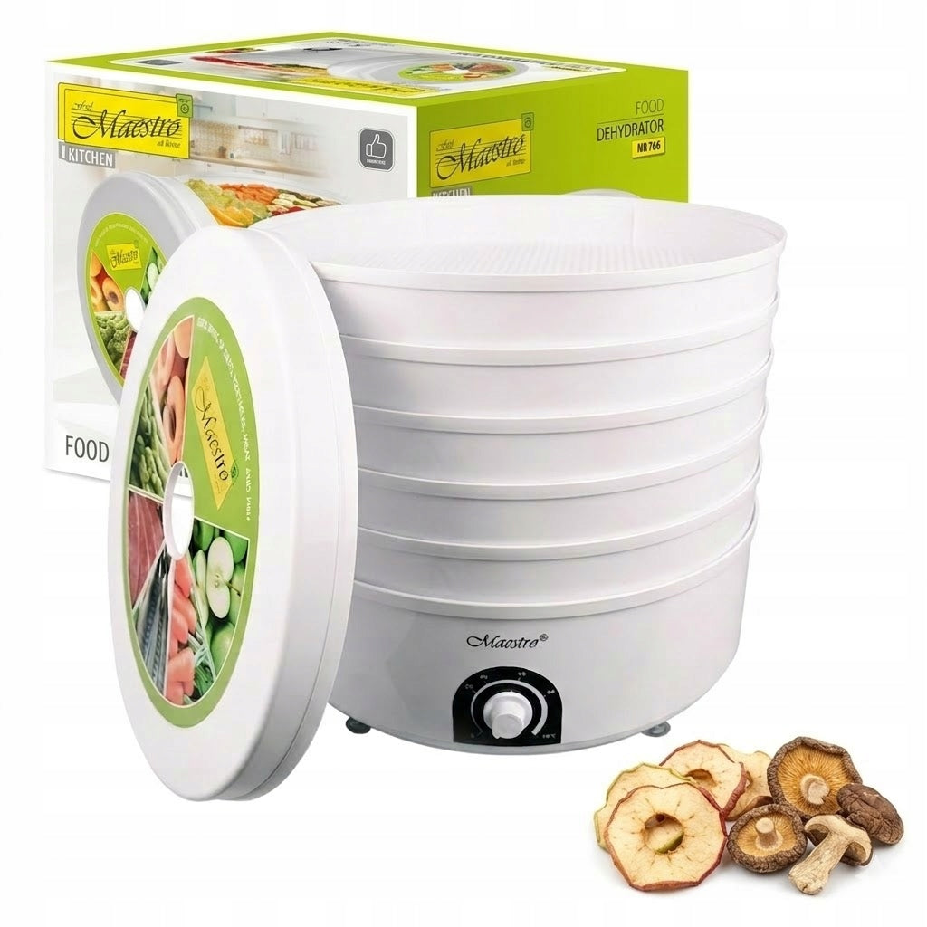Large Fruit Dryer Mushroom Herbs Maestro MR-766 520W 5 Tray